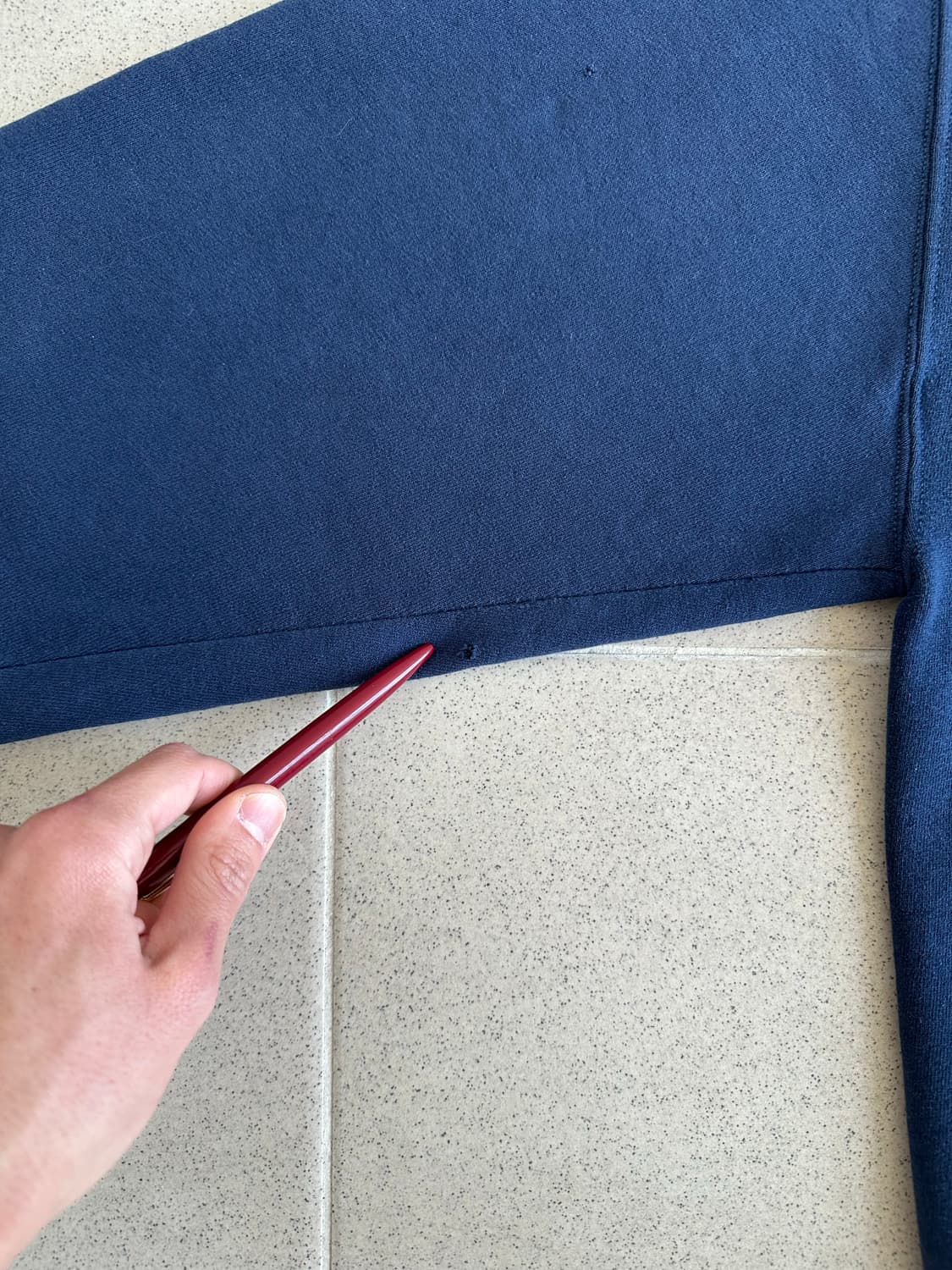 90s 빈티지 러셀 후드 네이비 M USA 상품이미지8