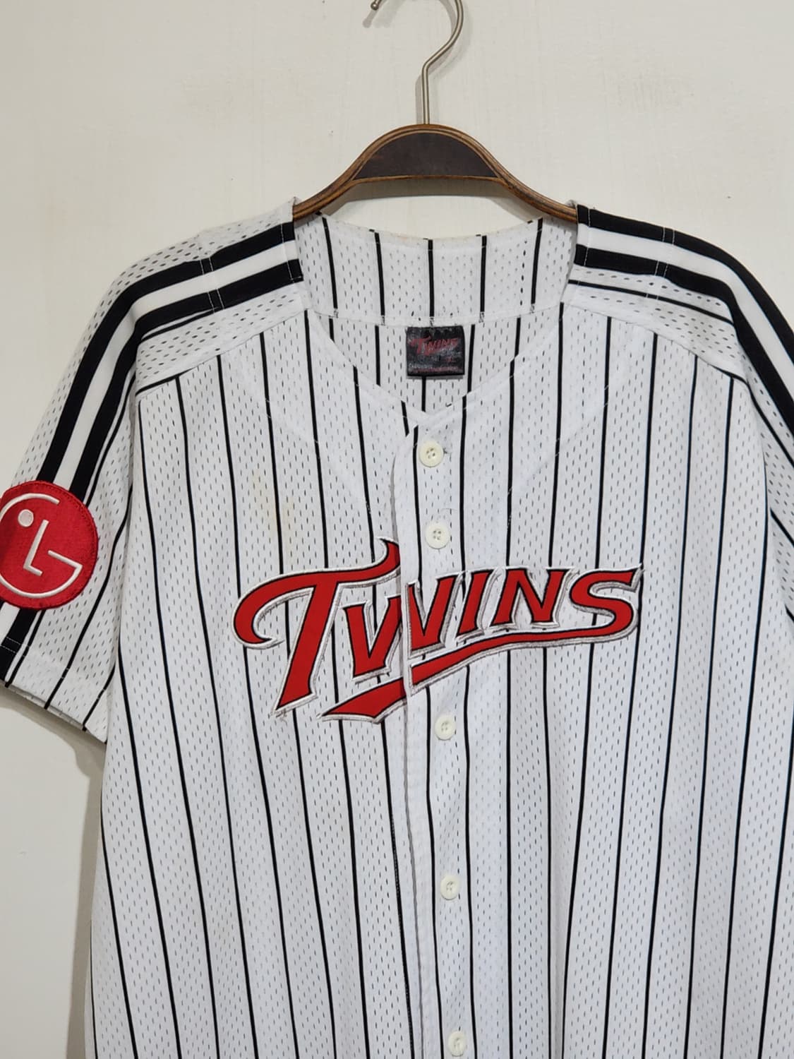 (XL) 엘지트윈스 야구져지 반팔 LG 프로야구 노마킹 유니폼  상품이미지2