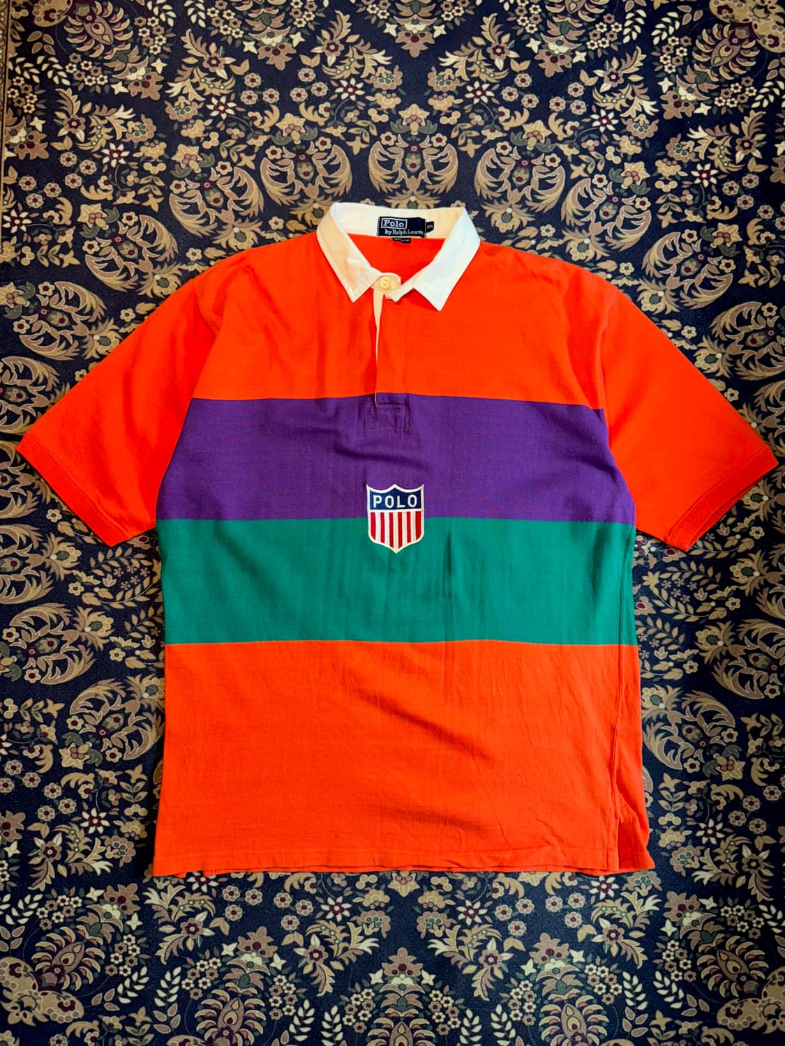 90’s 빈티지 폴로 kswiss 럭비셔츠 상품이미지1