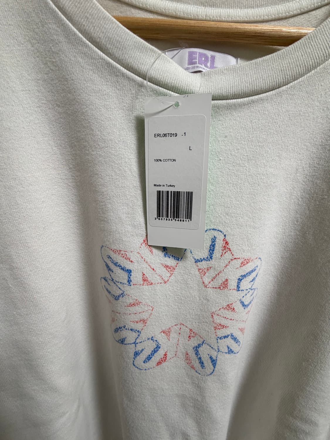 L) Erl 스타프린팅 티셔츠 상품이미지3