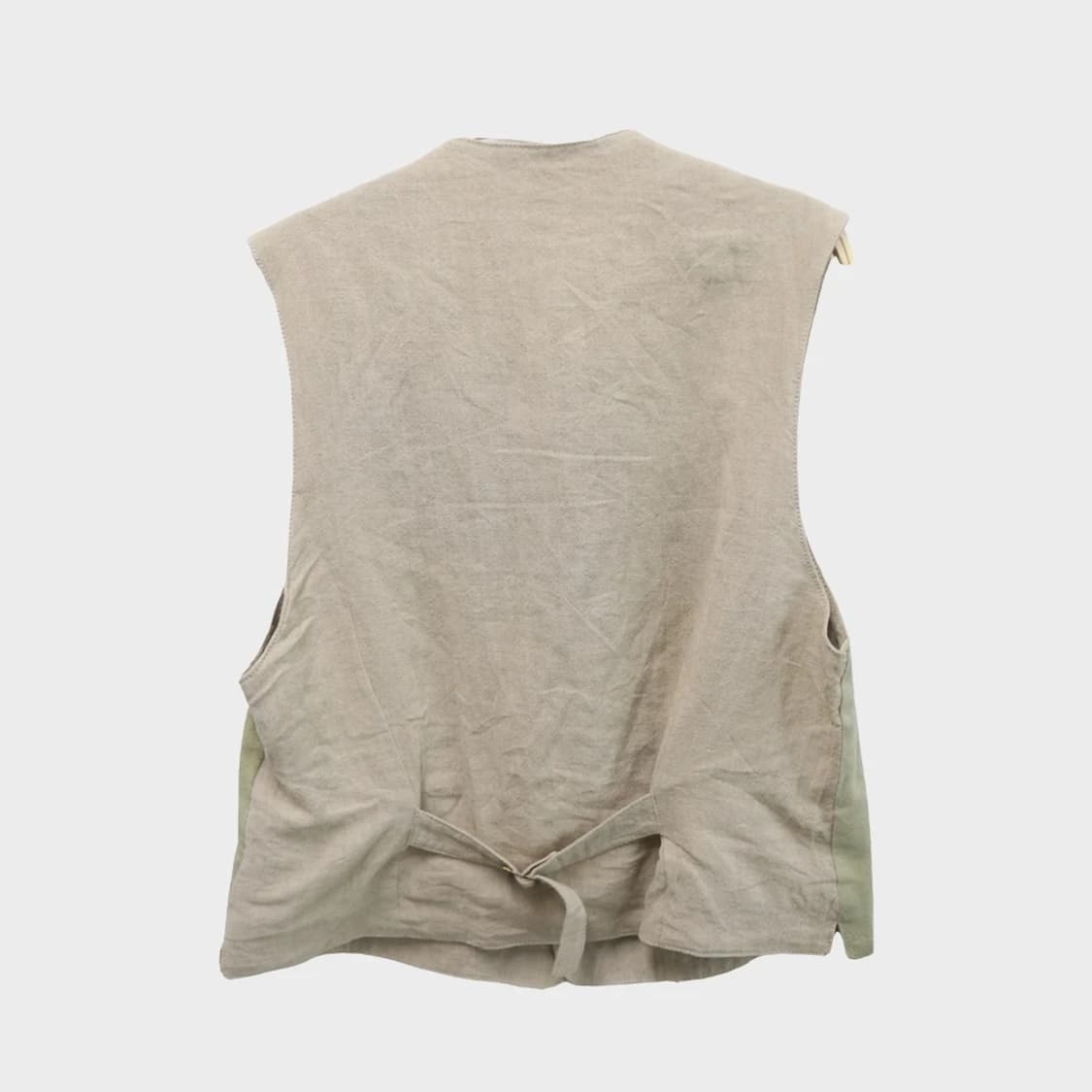 LA GAZZETTA 스웨이드 가죽 베스트 60396 상품이미지2