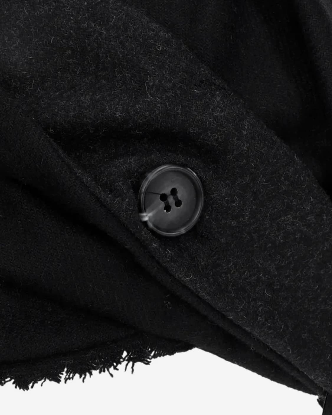 Ojos Scarf Veil Wool Cap / Black 상품이미지4