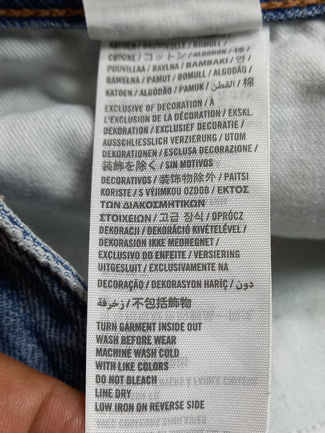 26 HOLLISTER 데미지워싱 데님 핫팬츠 26-633 상품이미지6