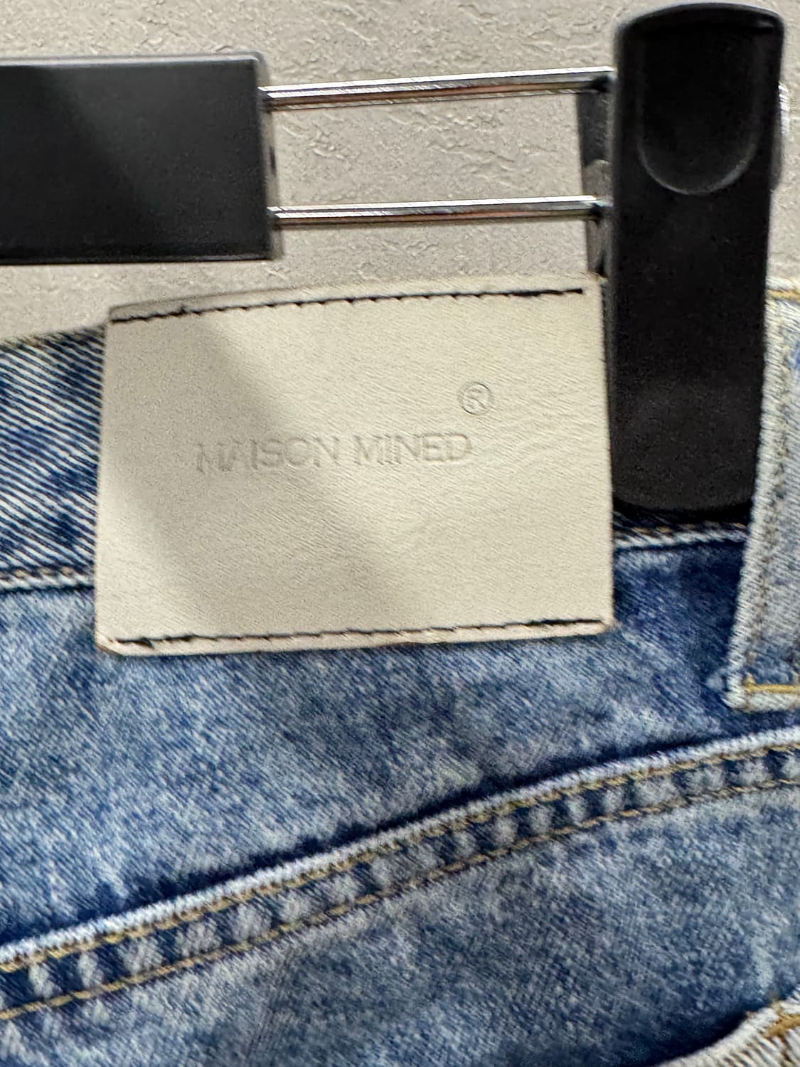 메종미네드 워싱 데님 와이드 청바지 상품이미지5