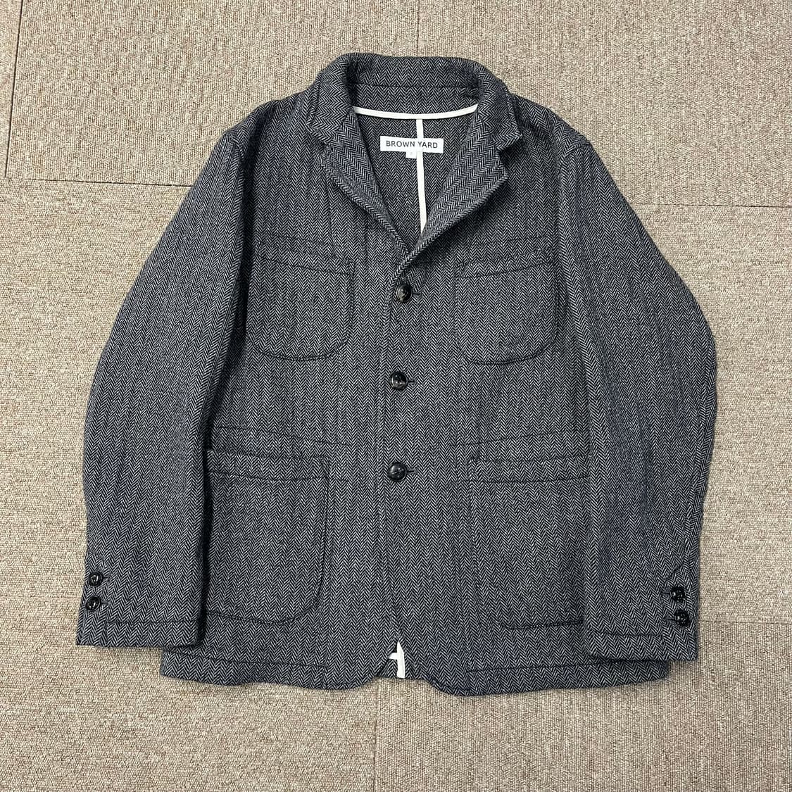 브라운야드 헤링본 자켓 상품이미지2
