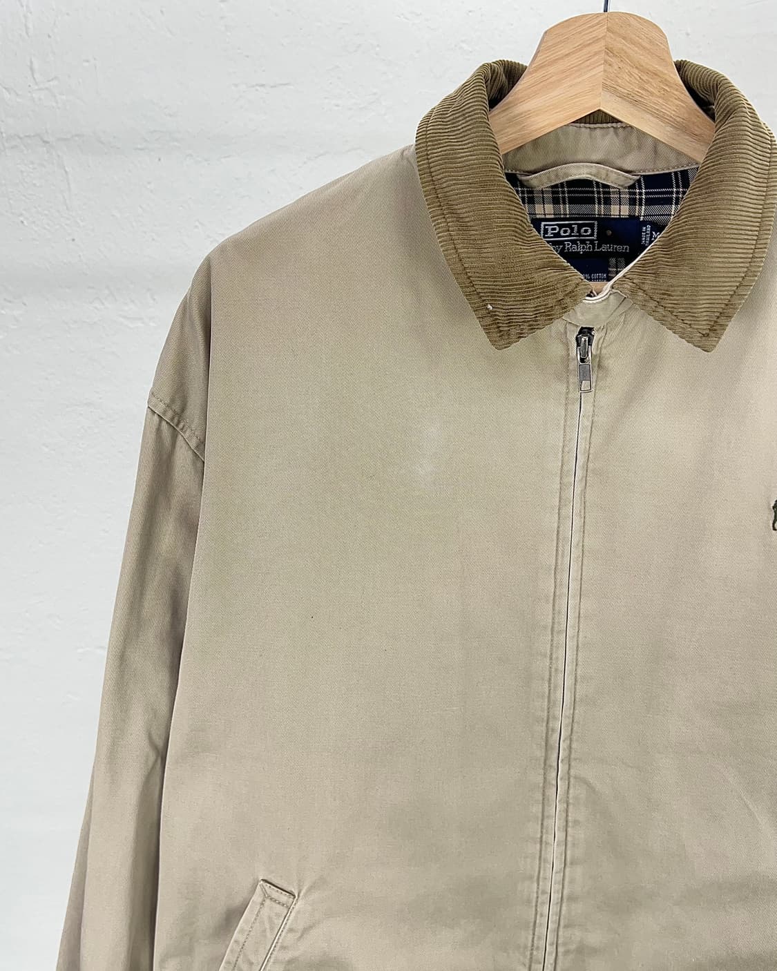 폴로 랄프로렌 베이지 코듀로이 스윙톱 카라 자켓 상품이미지2