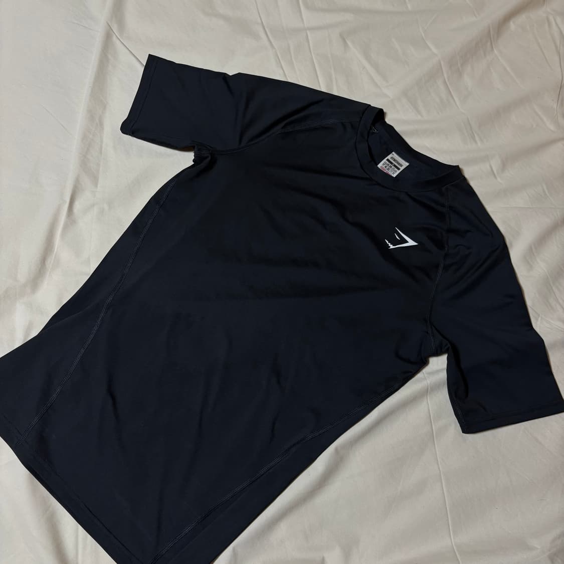 [M] 짐샤크 컴프레션 티셔츠 블랙 상품이미지2