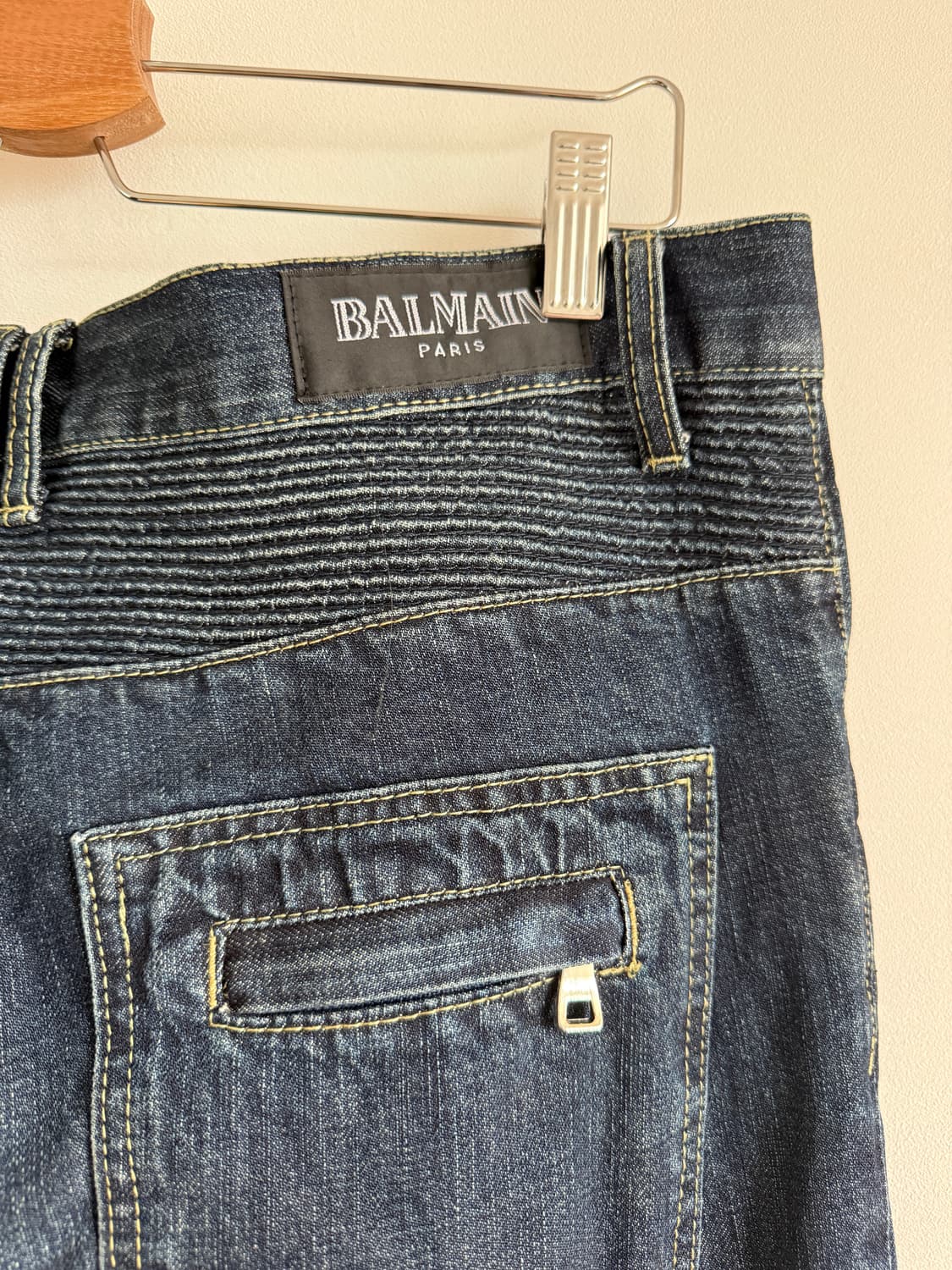 발망(BALMAIN) 바이커 데님 팬츠(ITALY, LAMPO ZIP) 상품이미지7