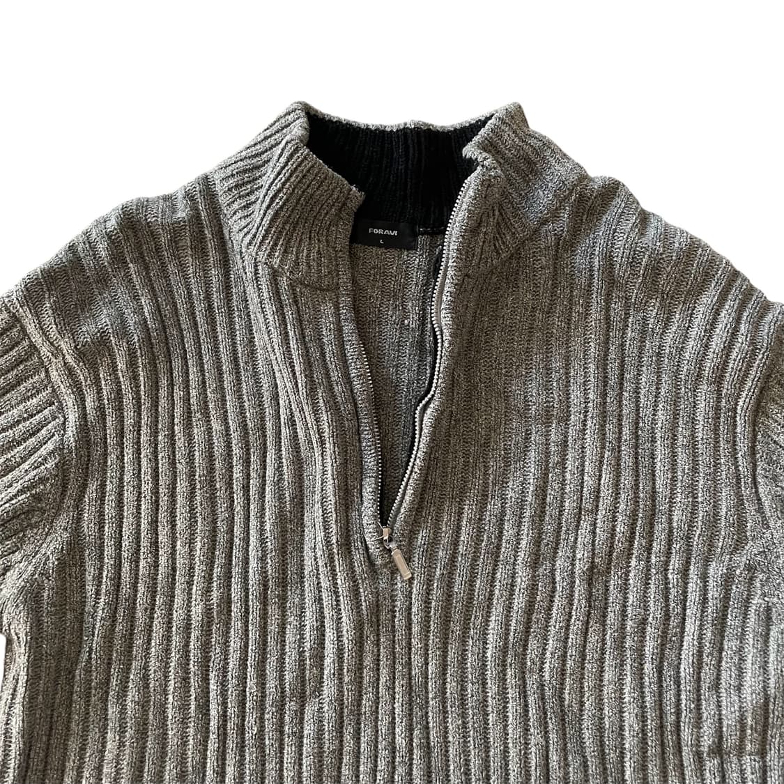 Half Zip-up Long Sleeve Knit 빈티지니트00유니섹스 상품이미지8