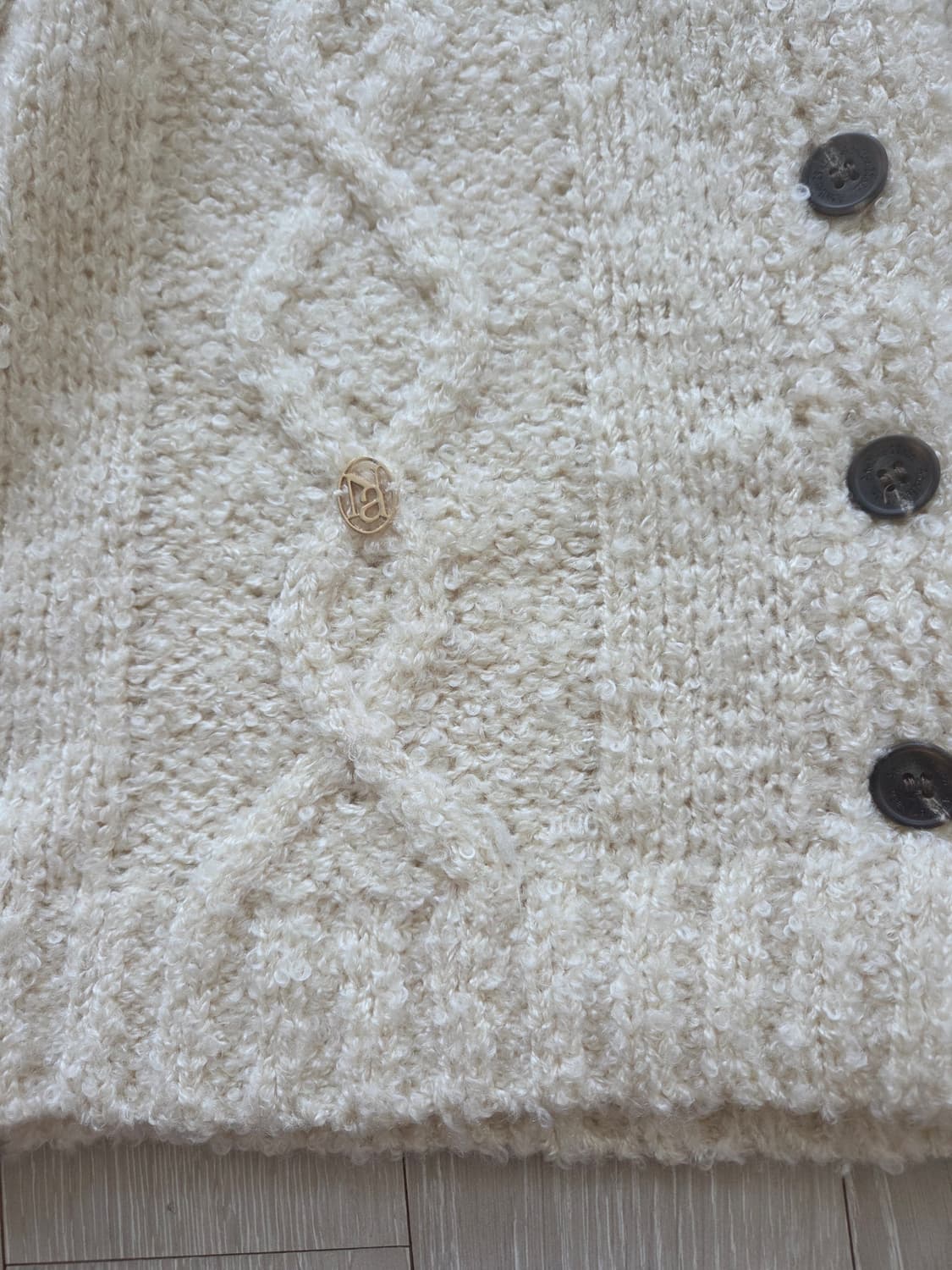 아틀리에  나인  크롭니트 가디건 상품이미지5