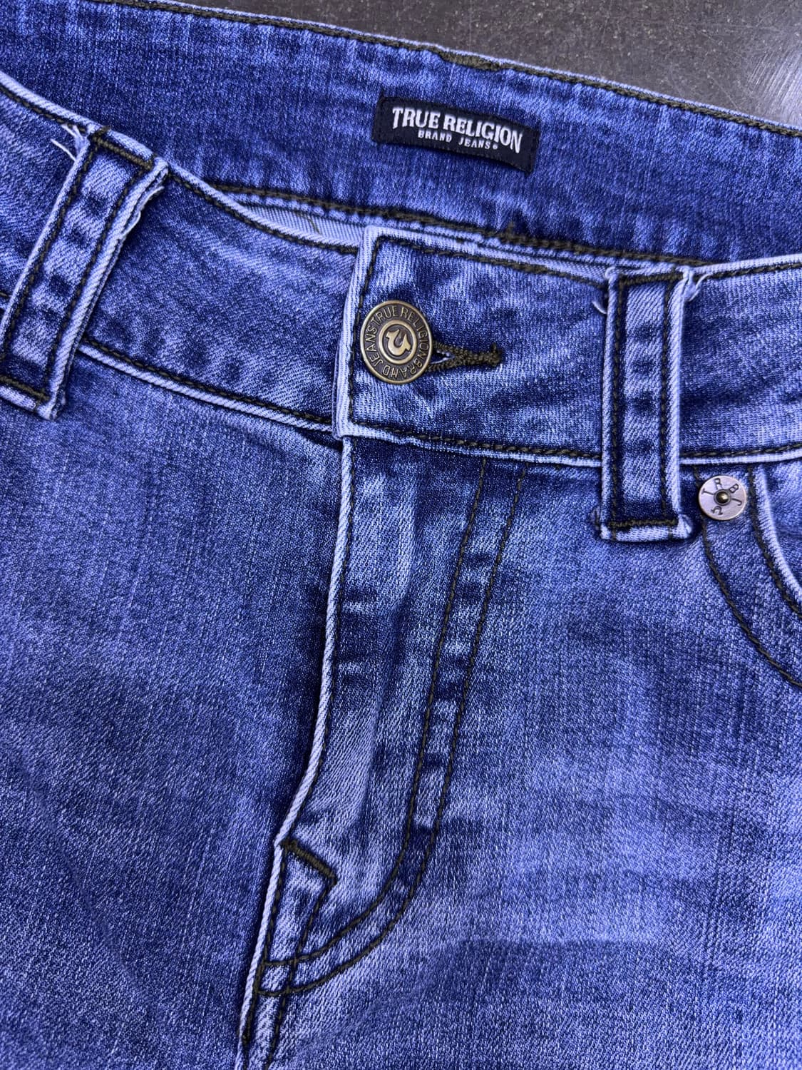 트루릴리젼 스트레치 슬림핏핏 데님팬츠 32 상품이미지5