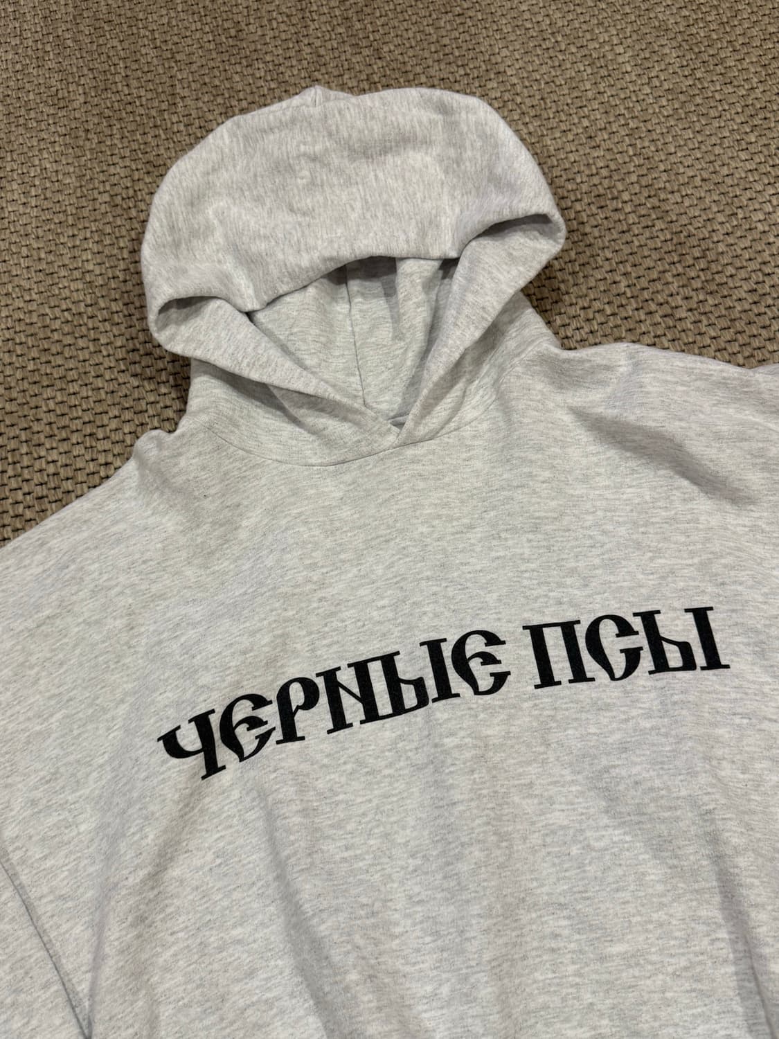 이지 x 고샤 루브친스키 블랙 독스 후드 헤더 그레이 2사이즈 상품이미지2