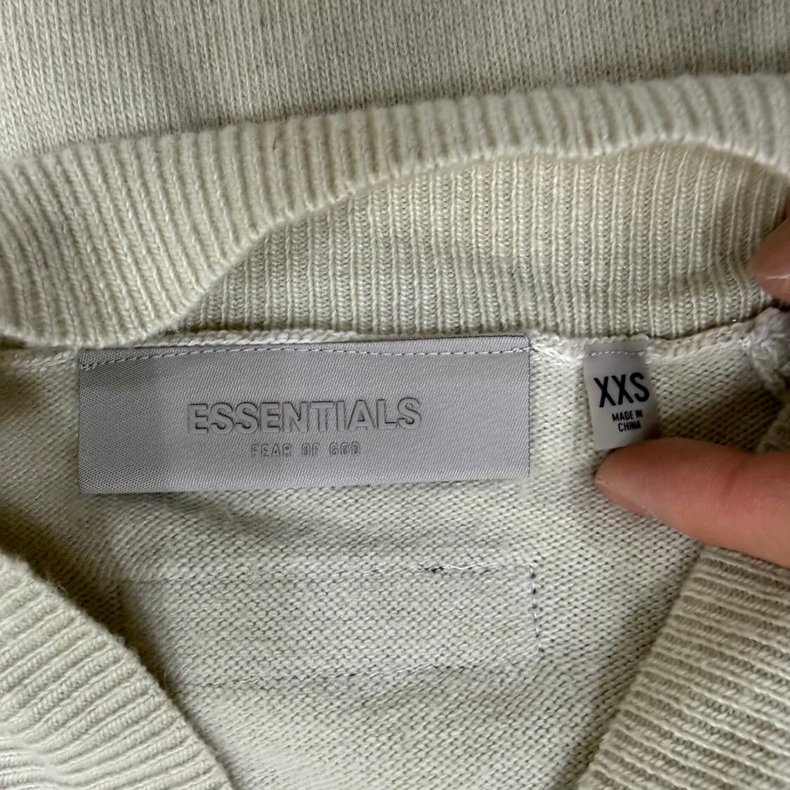 XXS 에센셜 피어오브갓 롱 가디건 0202T1 상품이미지4