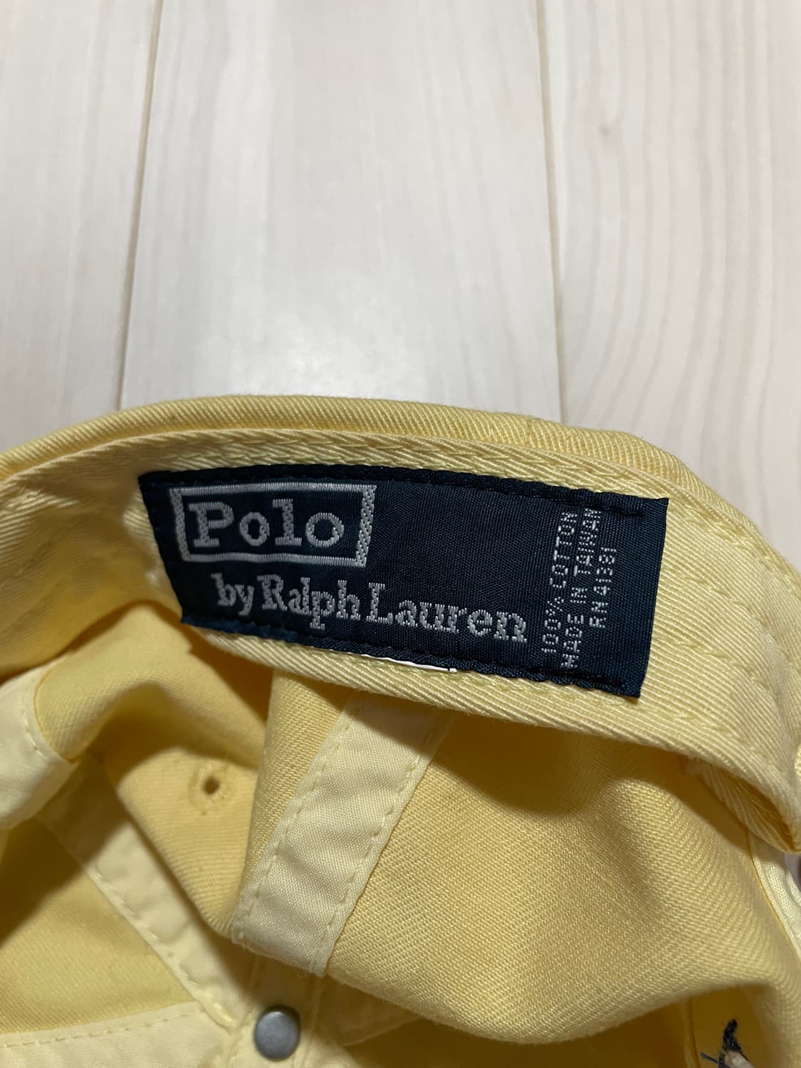 폴로 랄프로렌 노란색 볼캡 상품이미지3