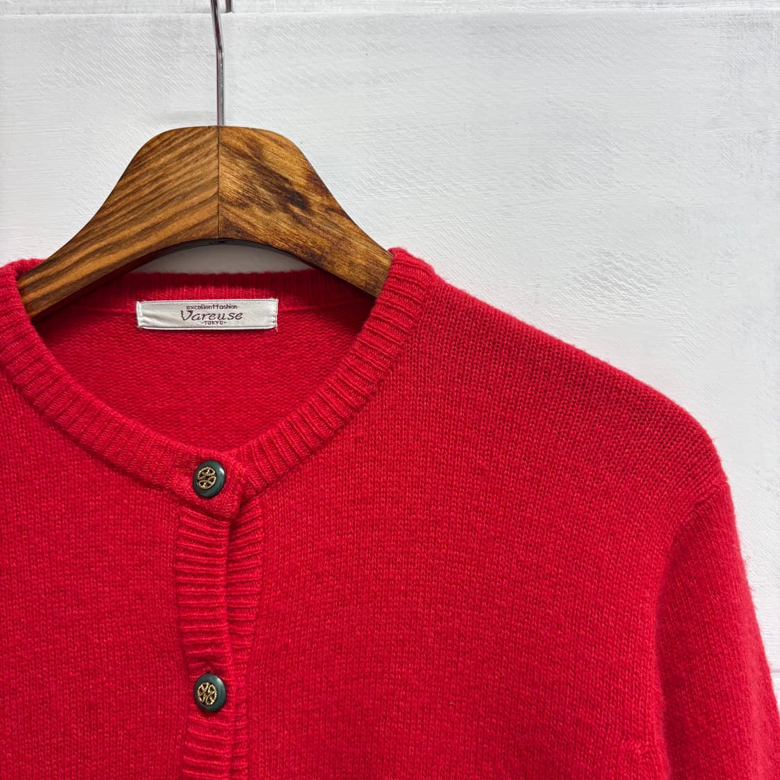 vareuse 레드 울 니트 가디건 (JPN) 상품이미지2