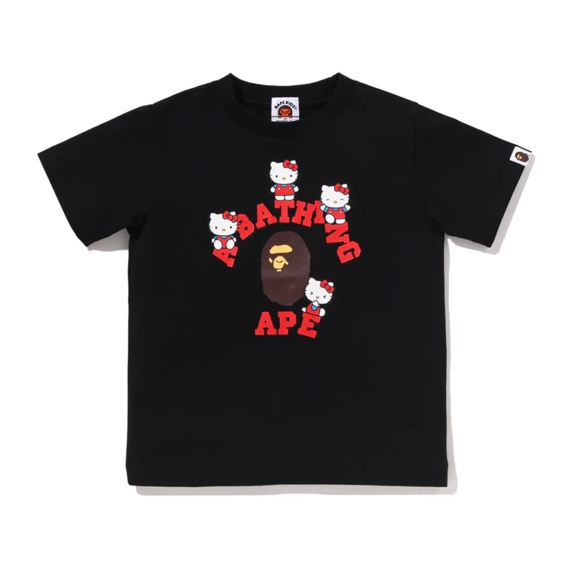 새거)BAPE 헬로키티 콜리지 티셔츠 반팔 베이프 미스치프 코이세이오 상품이미지1