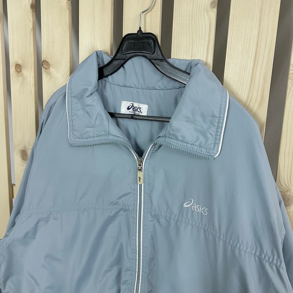 (XL) 아식스 스카이블루 바람막이 자켓 상품이미지4