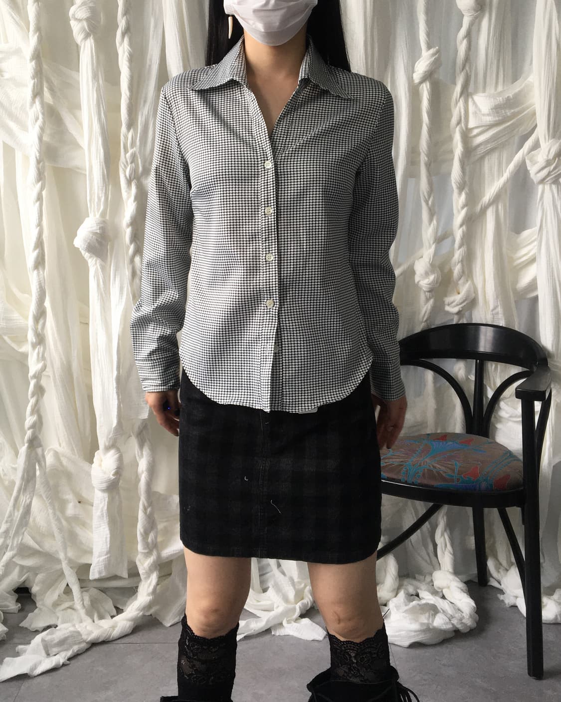 Check pattern shirt 상품이미지6