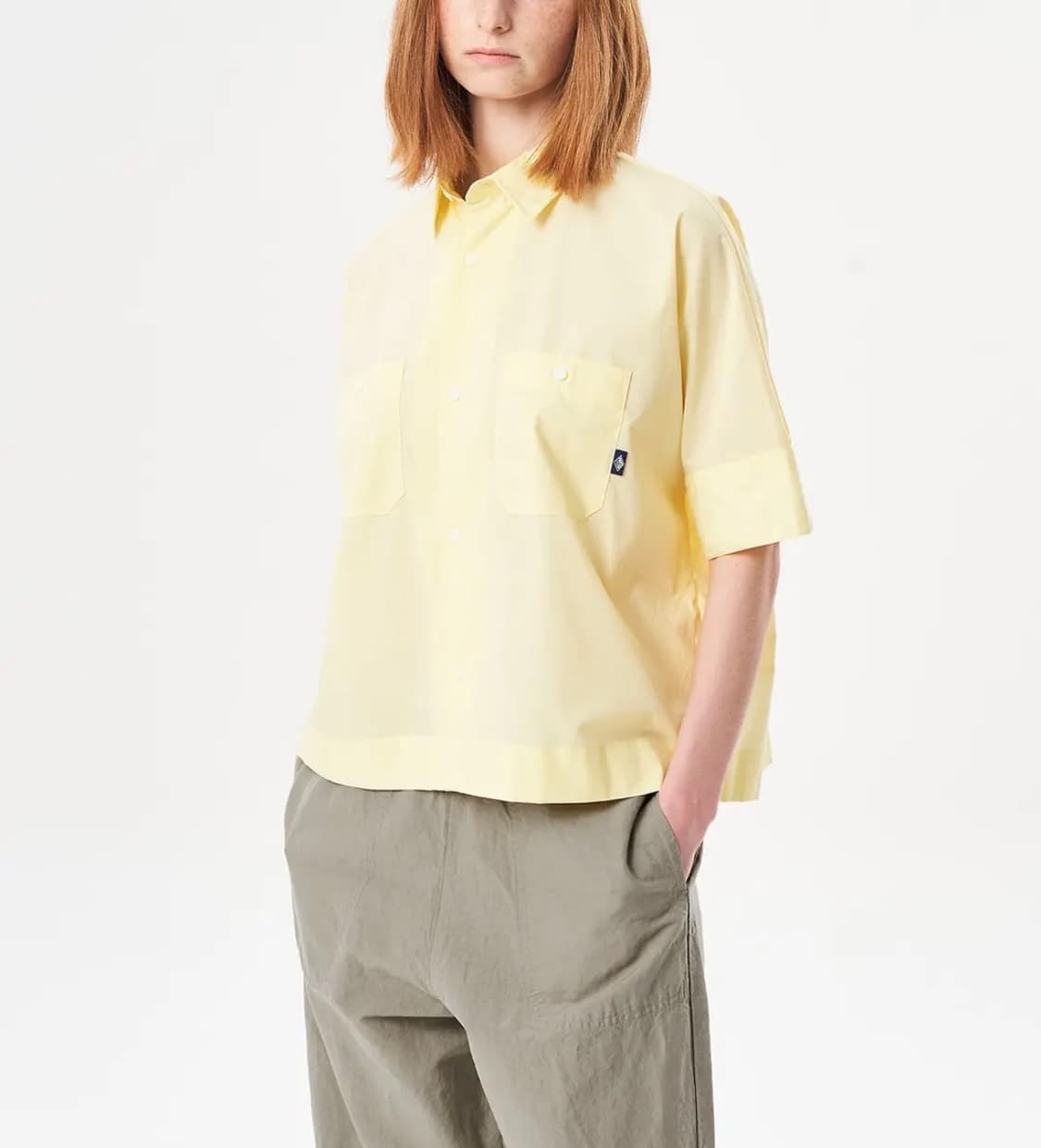 (36)단톤 23SS 숏슬리브 셔츠 레몬 상품이미지1