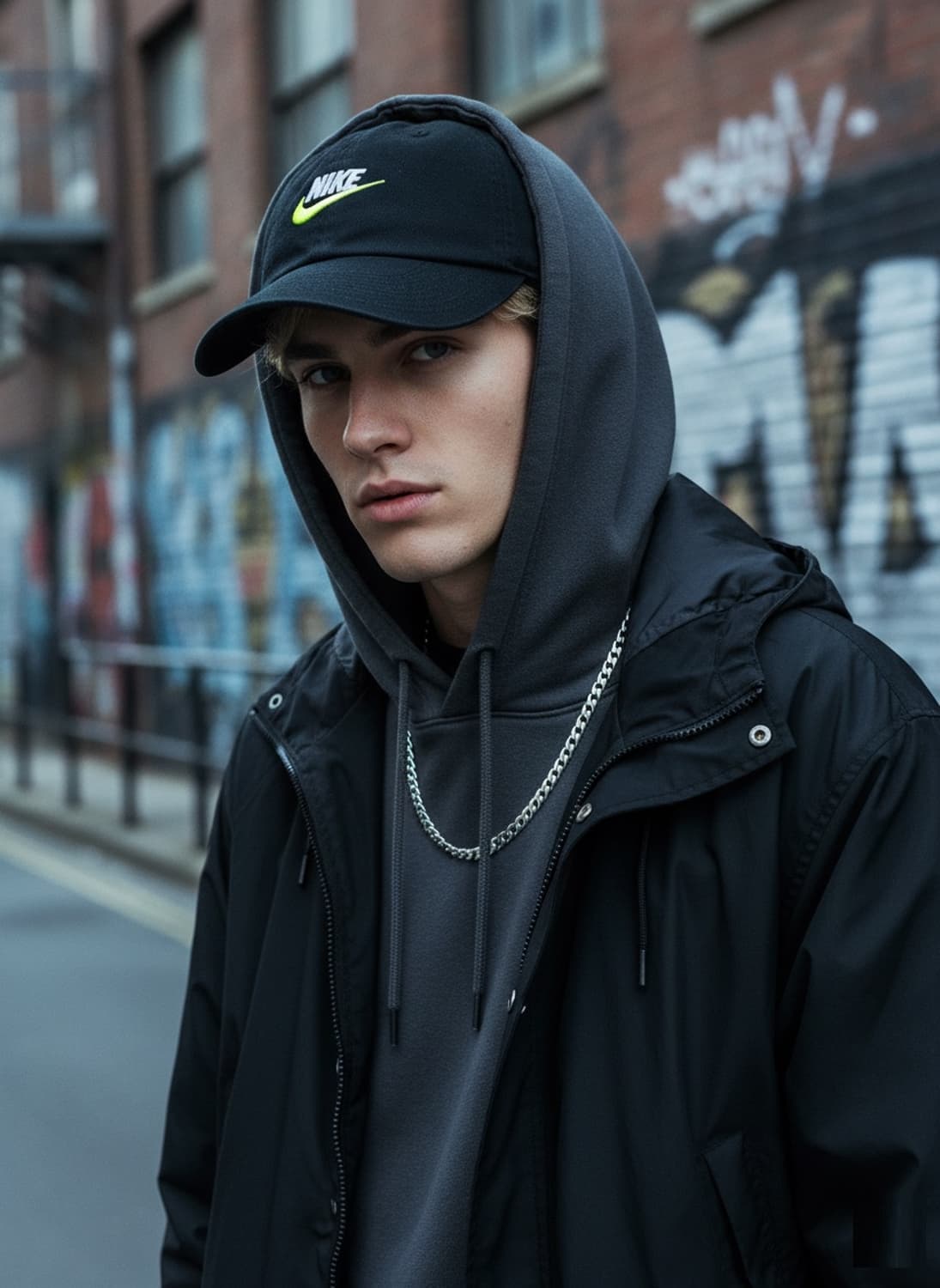 NIKE 나이키 헤리티지86 퓨추라 초레어 형광노랑 스우시 볼캡 모자 상품이미지10