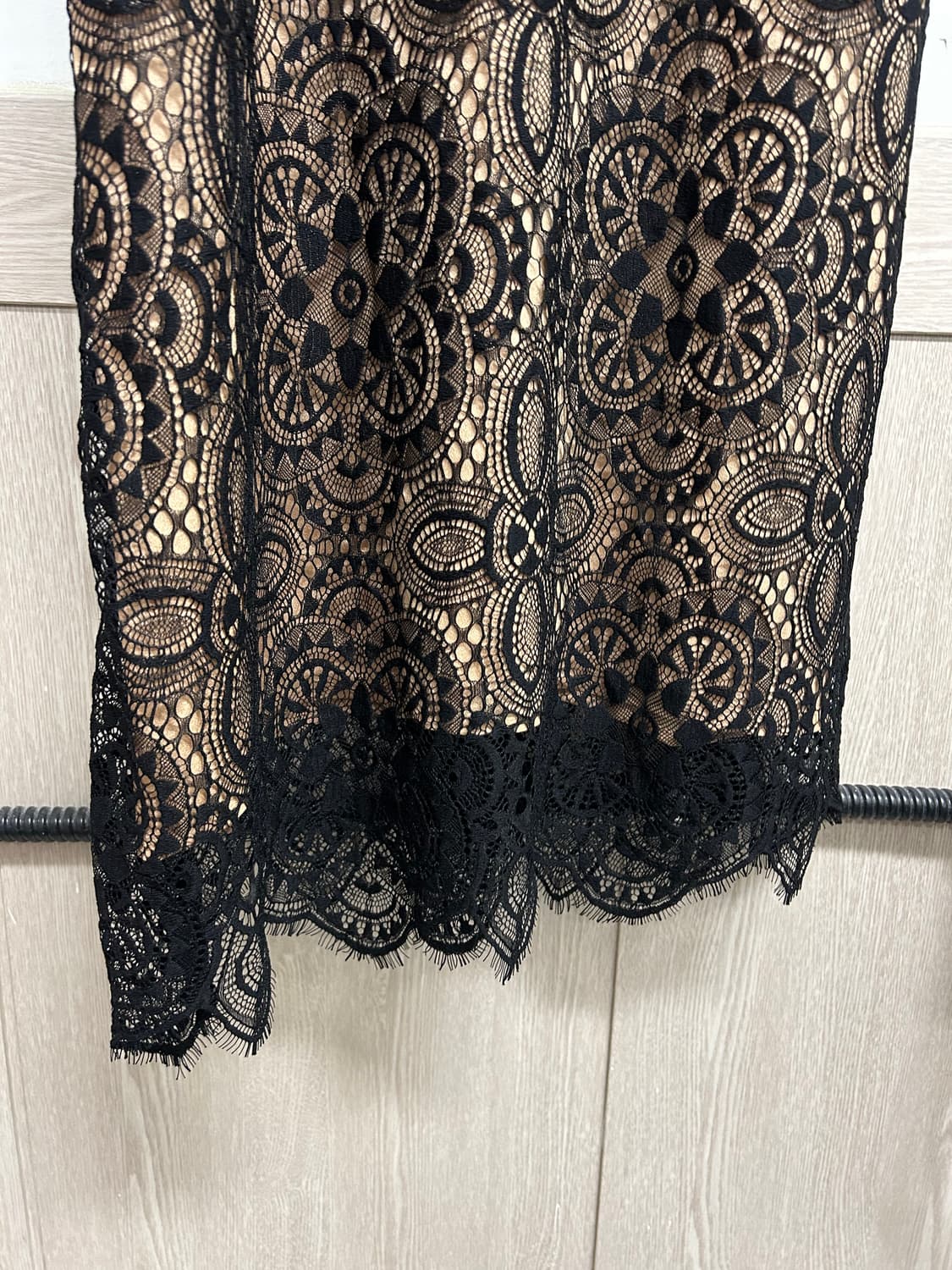 Forever 21 레이스 롱 드레스 블랙 S 상품이미지2