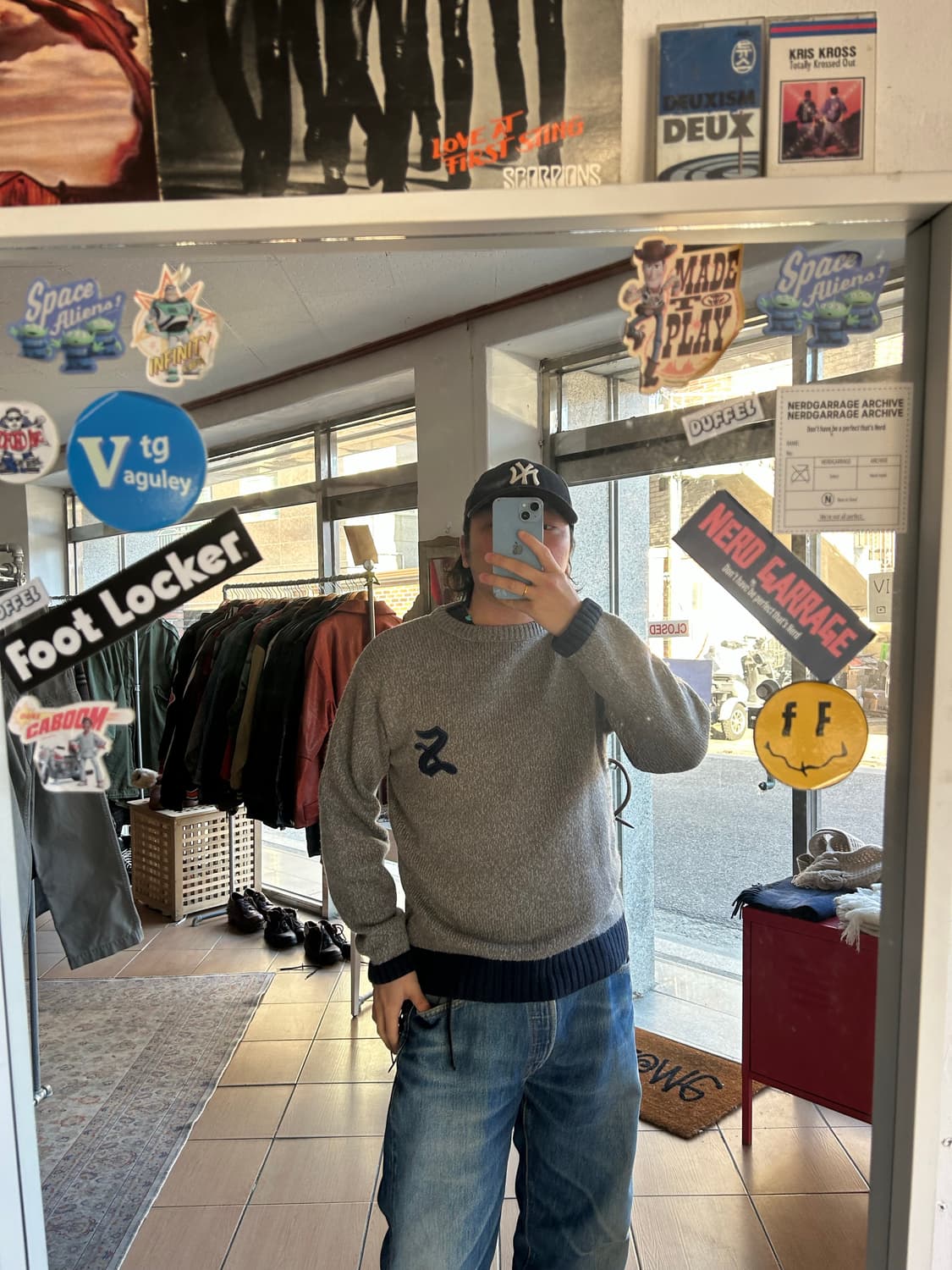 90‘s Stussy 스투시 S니트 상품이미지6