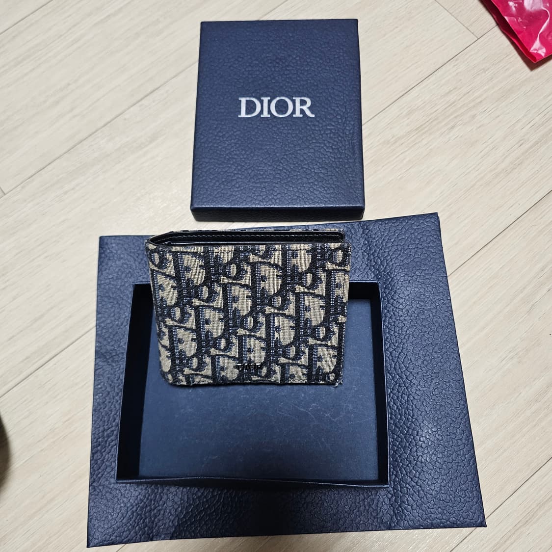 디올 오블리크 자카드 반지갑 상품이미지1