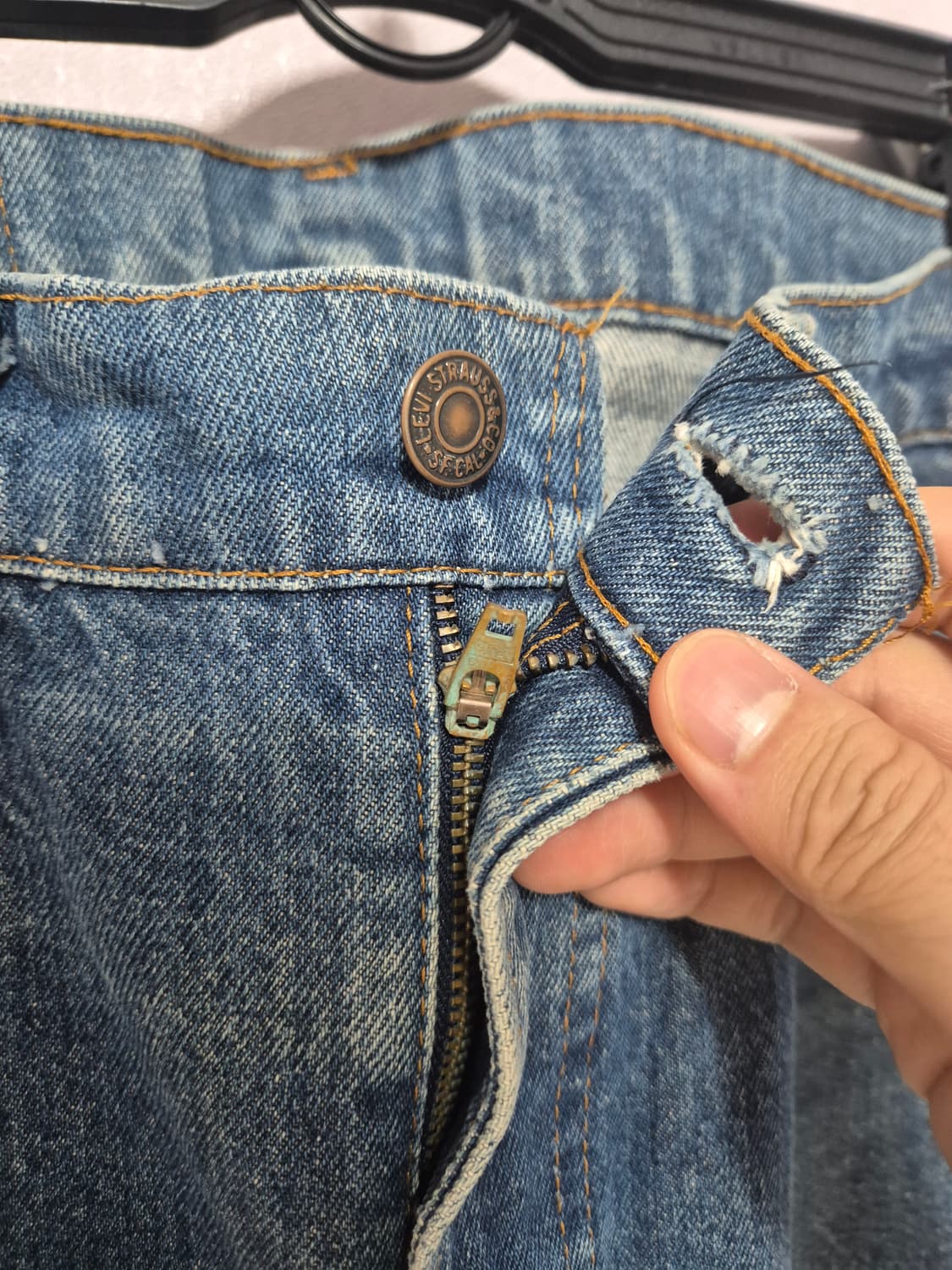80s 리바이스 505 USA made 상품이미지5