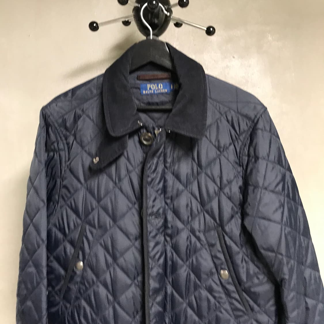 폴로 랄프로렌 퀄팅 자켓 네이비 S 상품이미지2