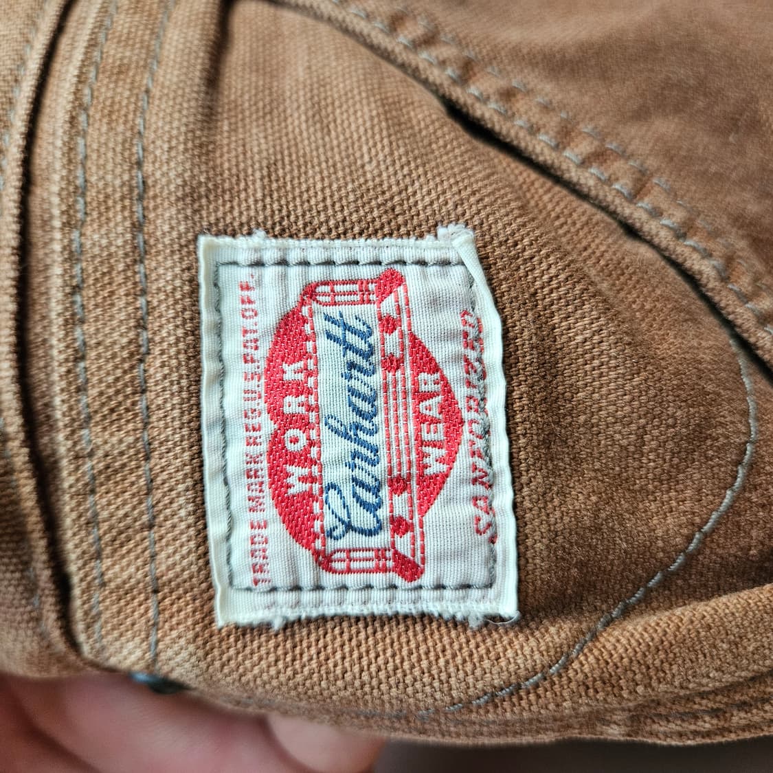 [희귀] 칼하트 x 에드윈 하트 로고 복각 팬츠 (소가죽 서스펜더) 상품이미지4