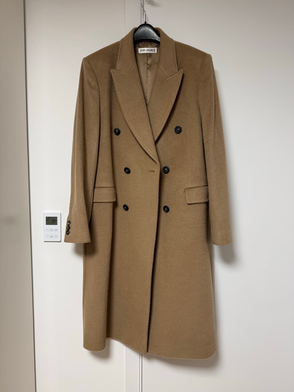 [시착제품]아워레가시 23FW 웨일코트 카멜 50사이즈 상품이미지1