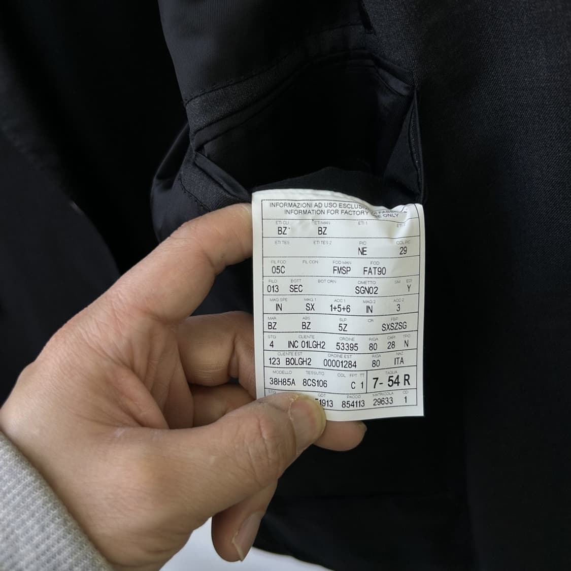 15984 - 제냐 투피스 수트 셋업 상품이미지7