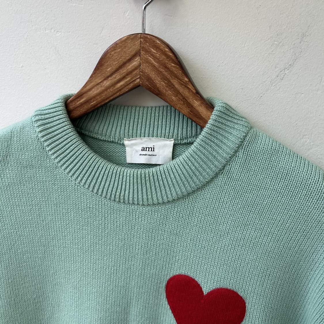 15841 - 아미 민트 빅하트 니트 상품이미지3