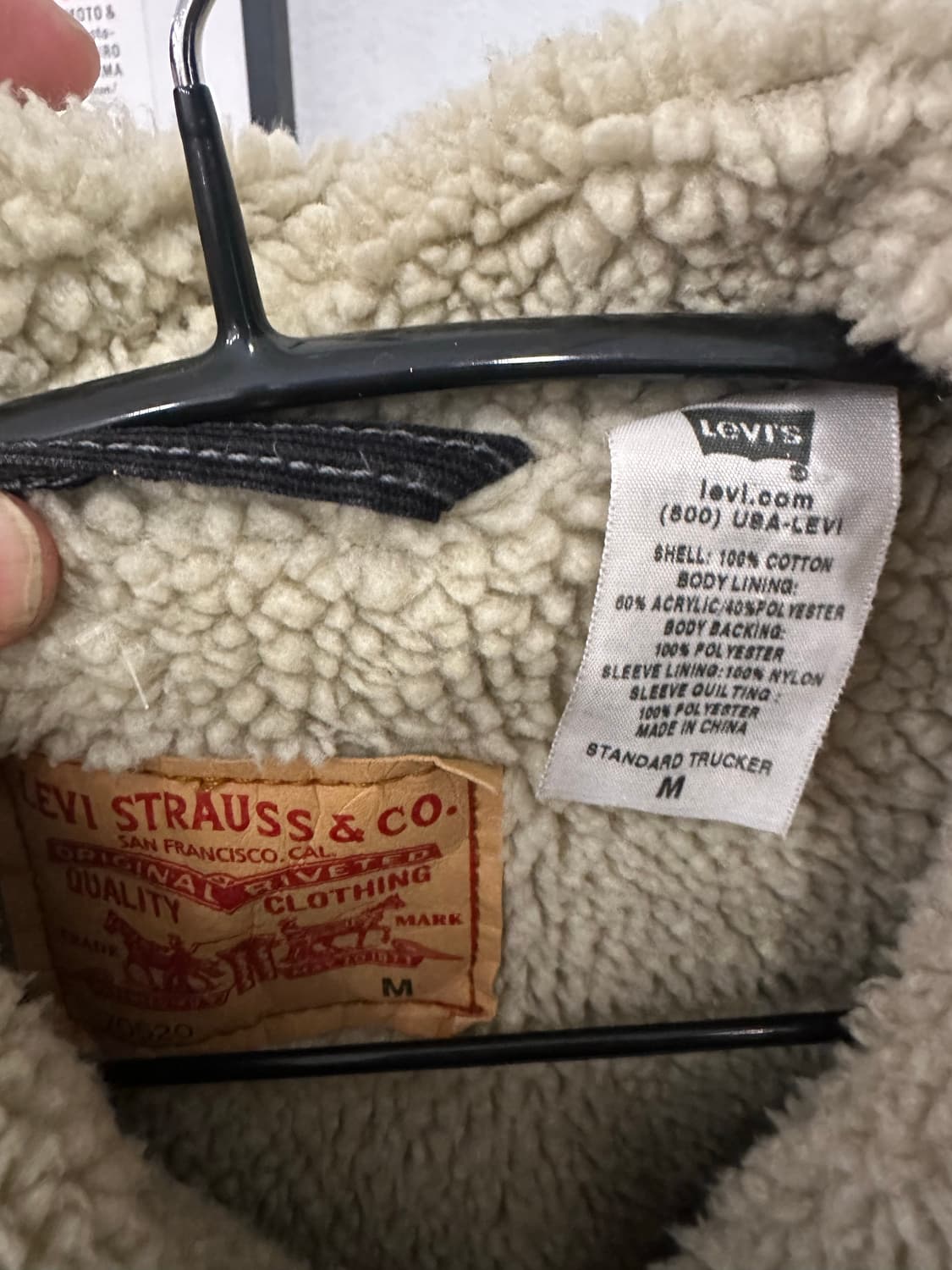 M)00s 리바이스 코듀로이 쉐르파 70520 상품이미지4