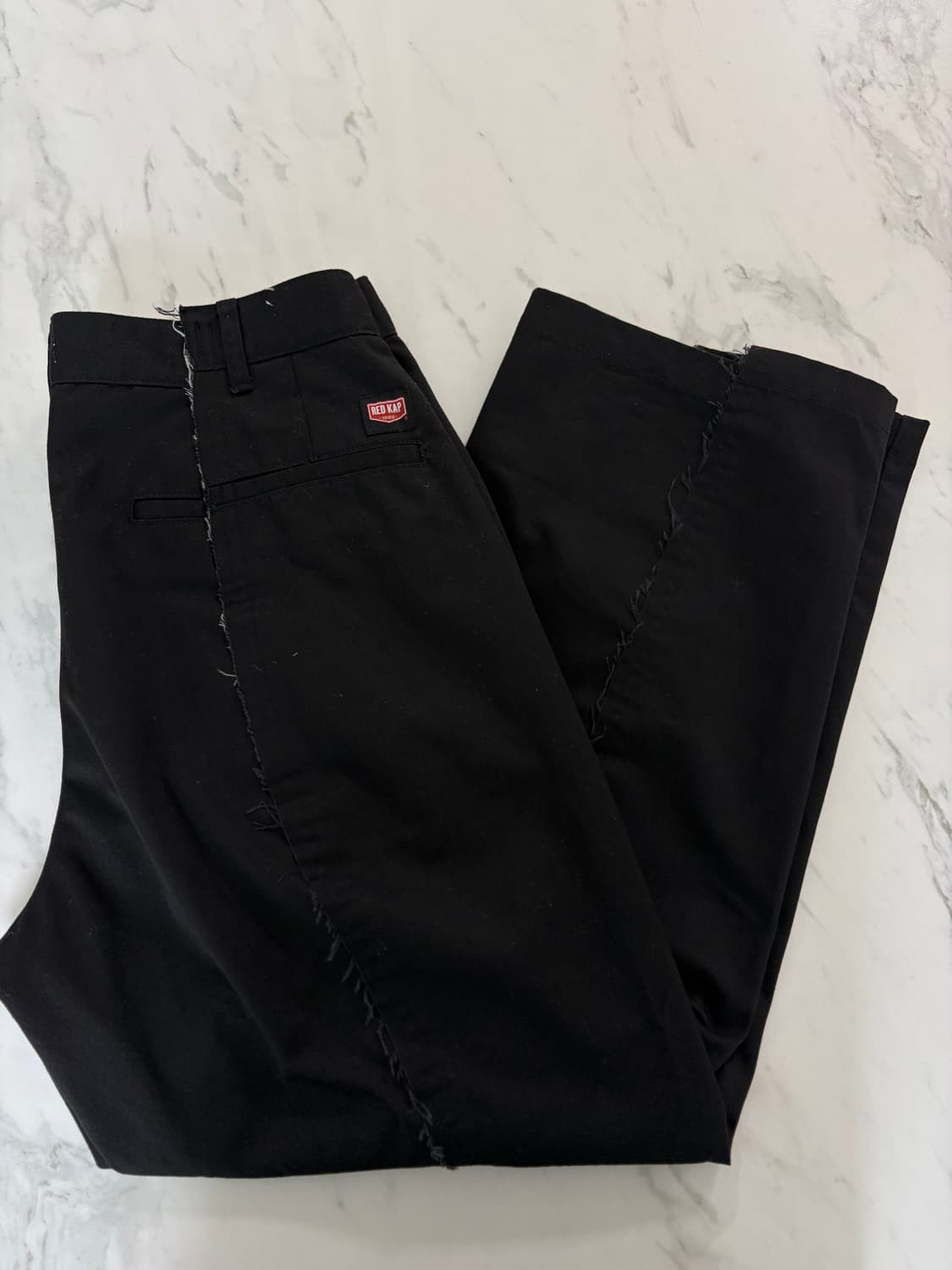 올드파크 배기 워크팬츠 블랙 XL 상품이미지5