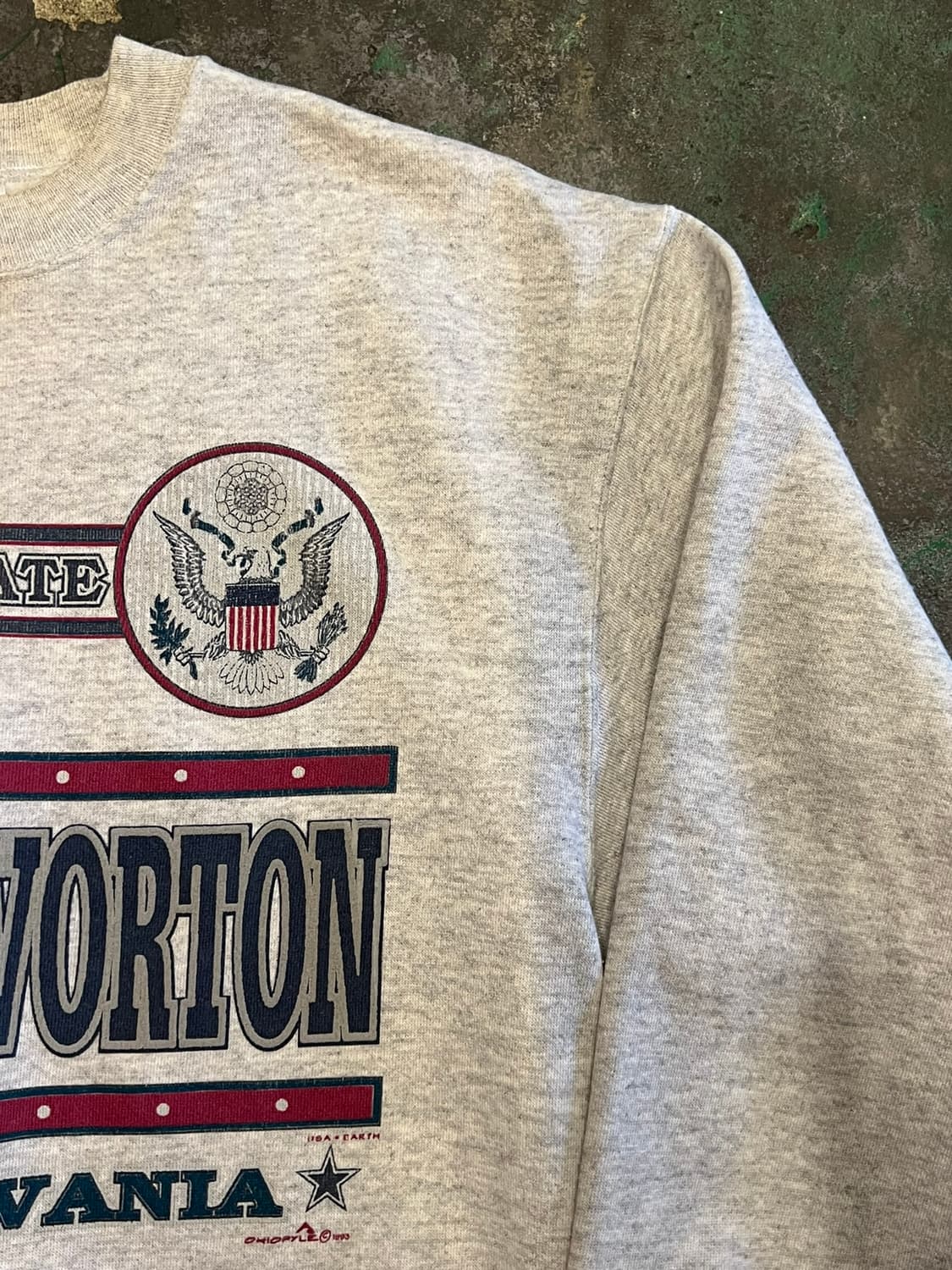 90's [L] 빈티지 헤인즈 맨투맨 USA 프린팅 맨투맨 스웻셔츠 상품이미지2