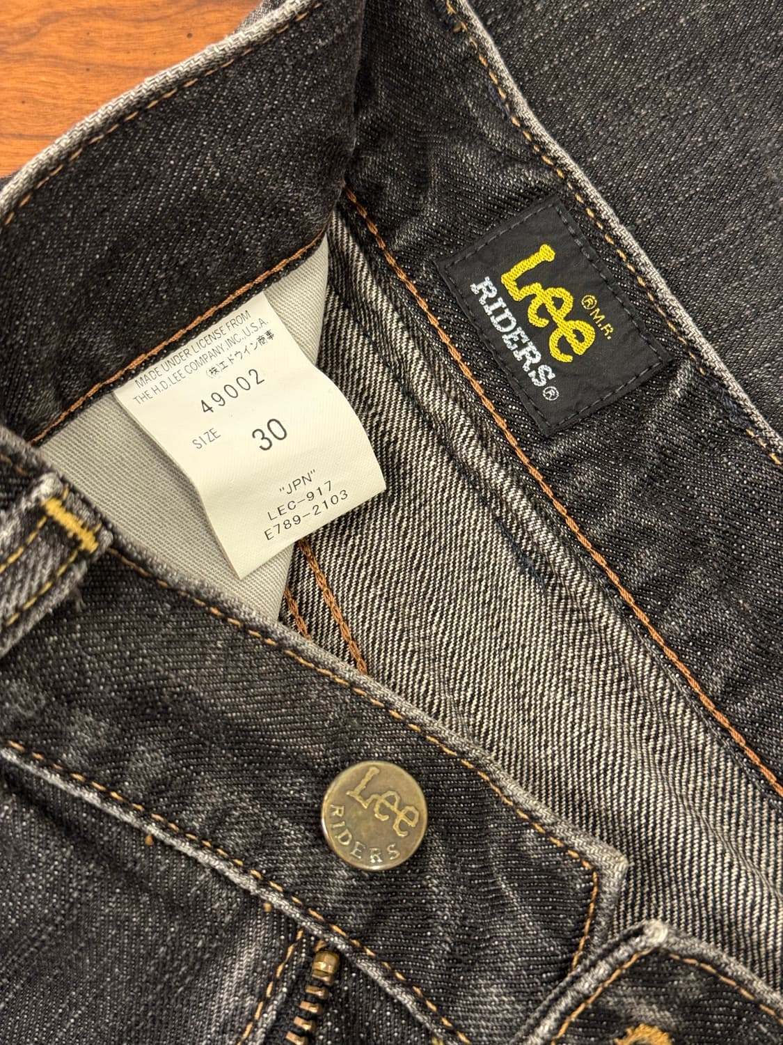 Lee Riders Black Straight Denim Pants 상품이미지8