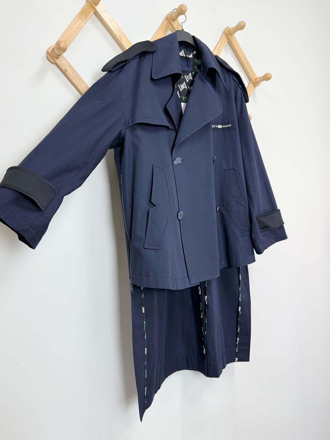 새상품 럭키슈에뜨 언발란스 트렌치 상품이미지3