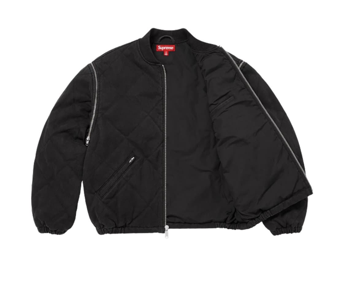 정가이하 25fw 슈프림 퀄티드 봄버 새상품 L 상품이미지2