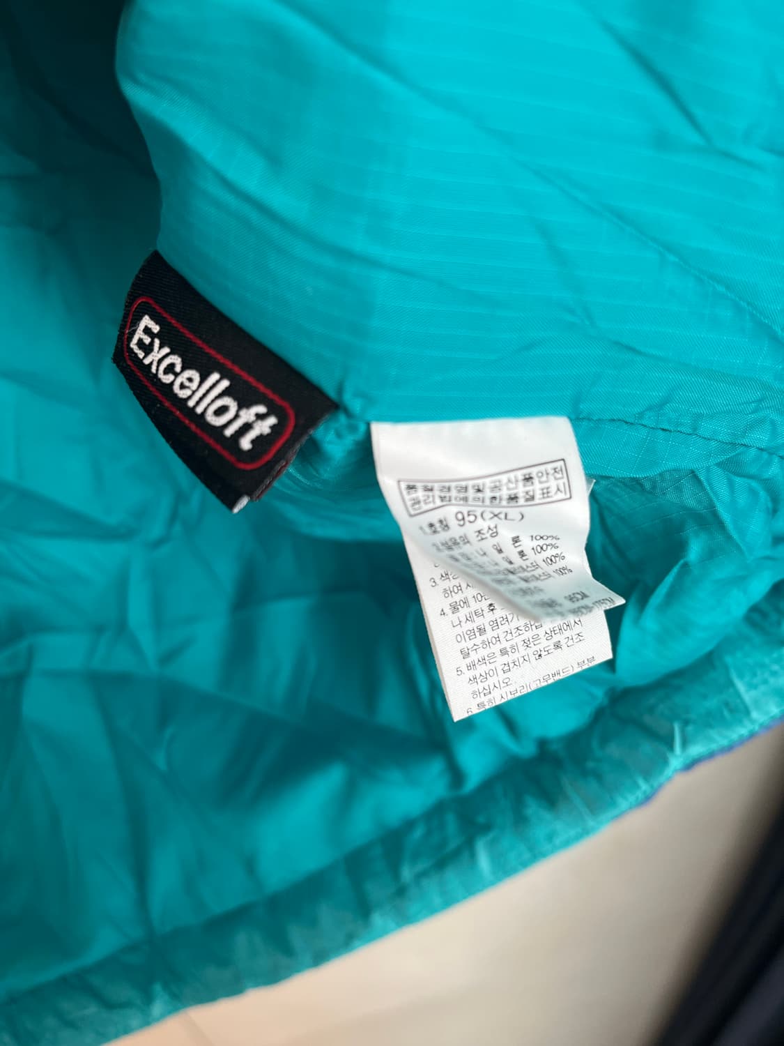 노스페이스 경량 퀼팅 패딩 조끼 블루 (95) 상품이미지6