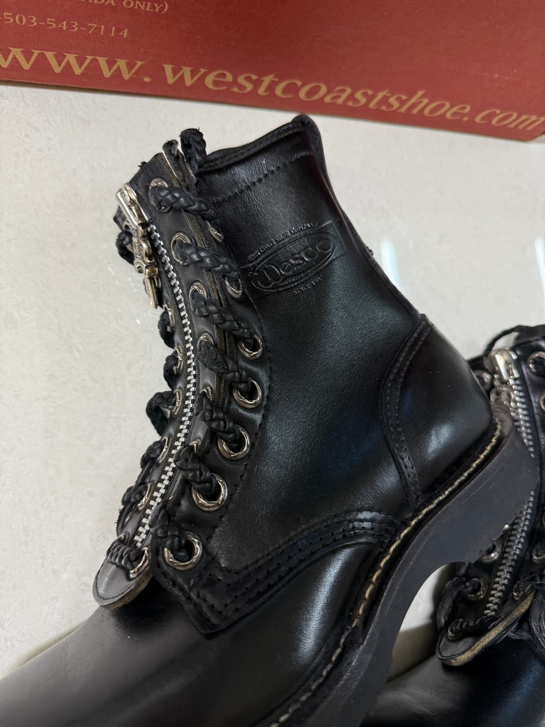 크롬하츠 x 웨스코 파이어맨 잡마스터 부츠 상품이미지7