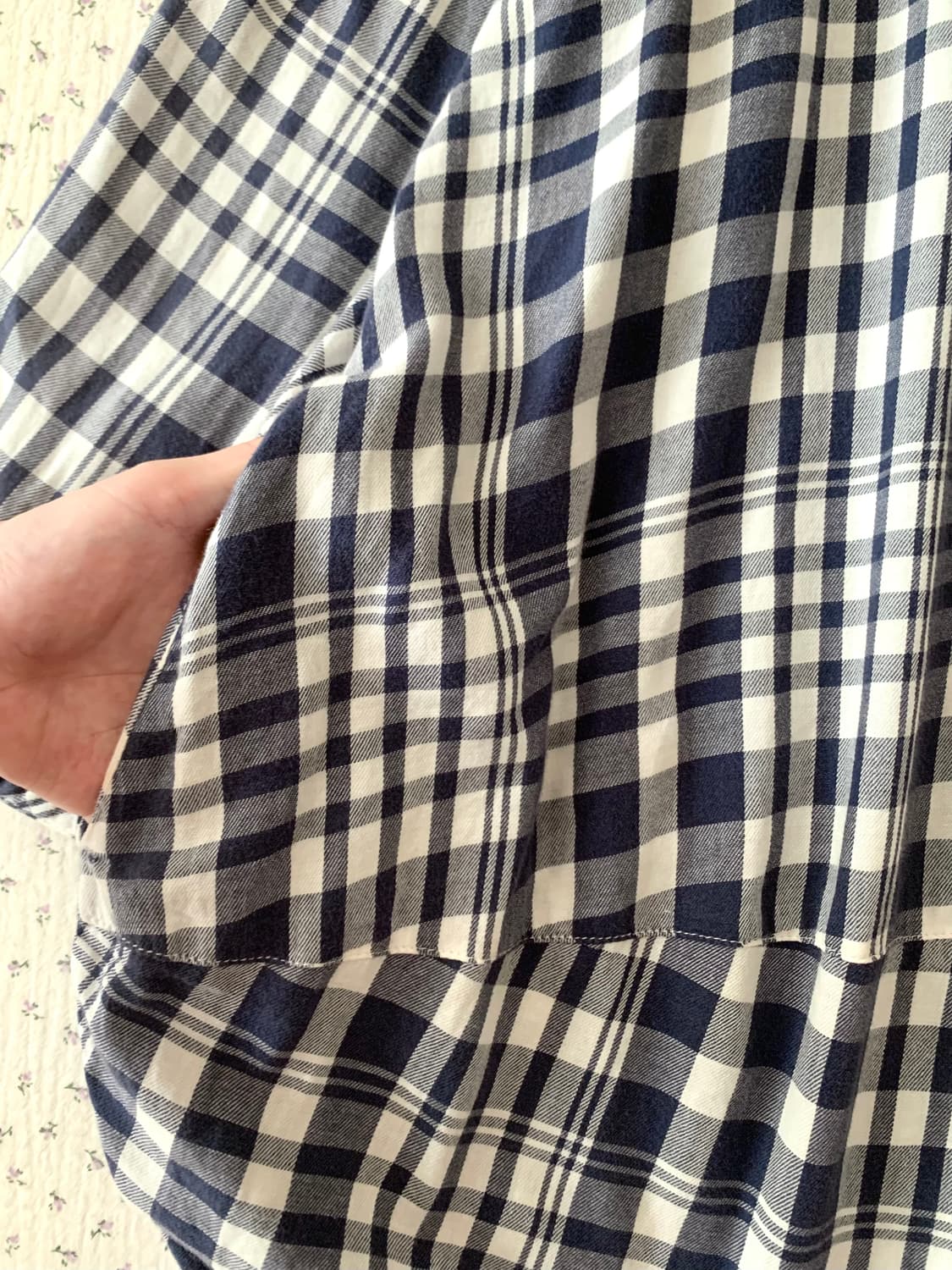 Heart Market 벌룬 체크 셔츠원피스 상품이미지7