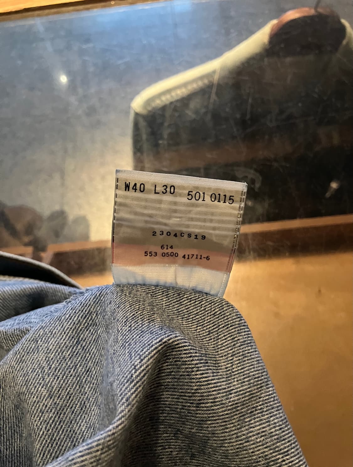 USA 빈티지 리바이스 501 데님 팬츠 상품이미지10