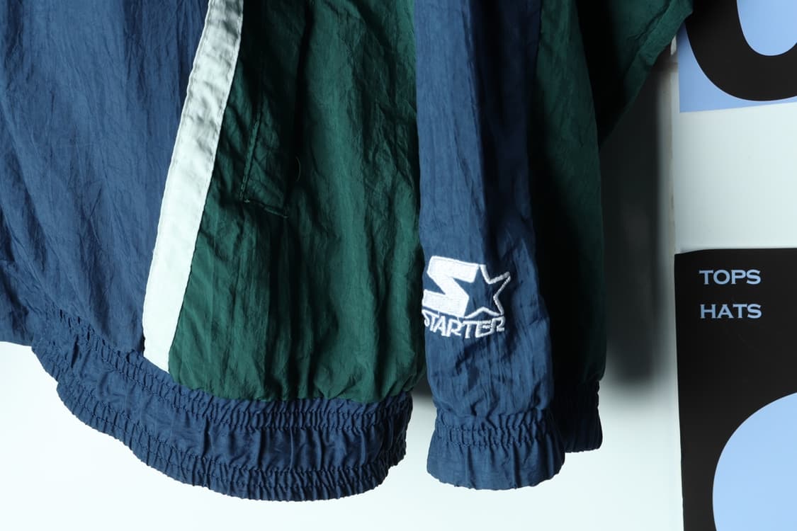 (XL-4XL) 스타터 집업 바람막이 점퍼자켓 90s 년대-H30530 상품이미지7