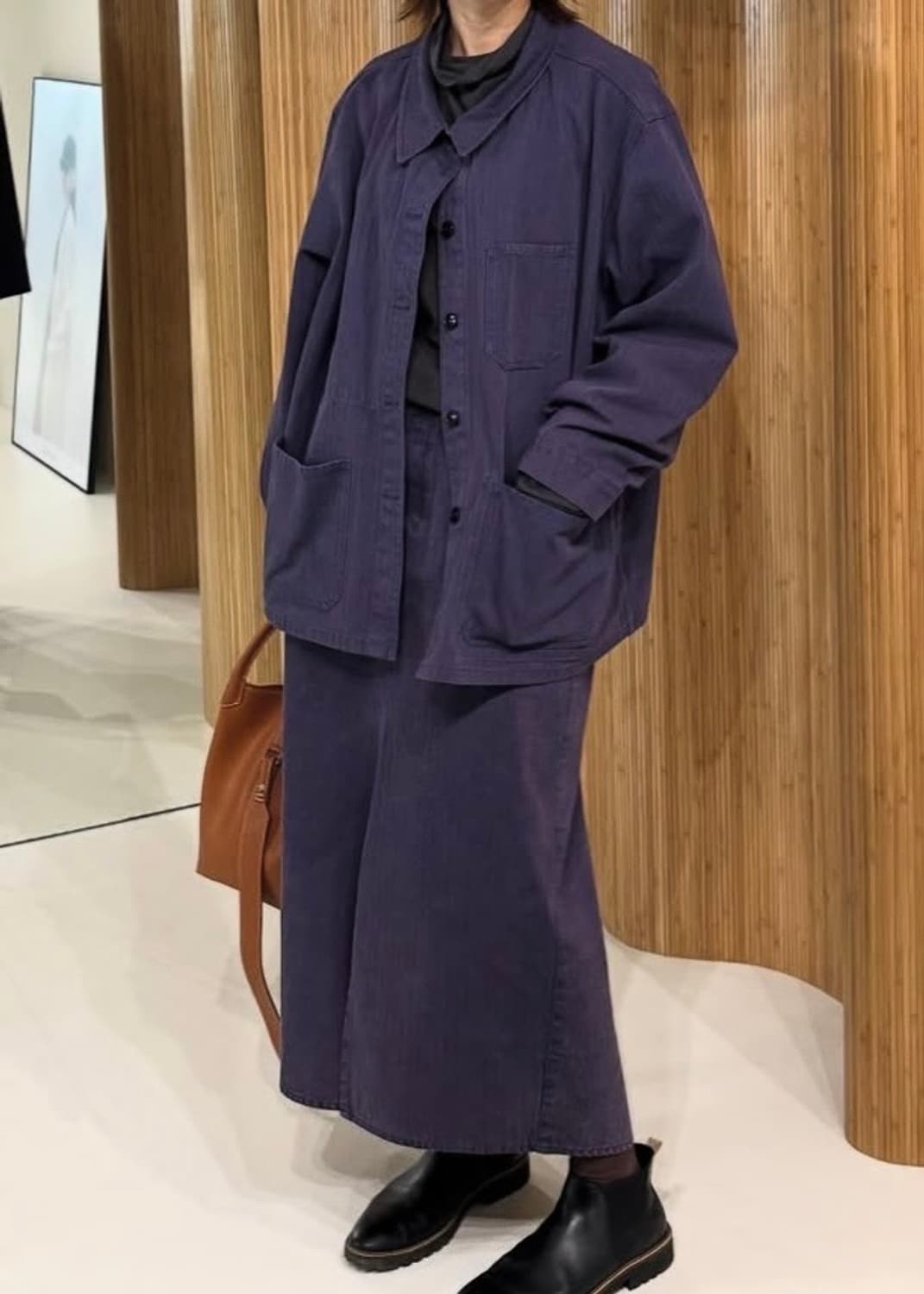 이얼즈어고 프렌치 워크 자켓 퍼플 상품이미지9