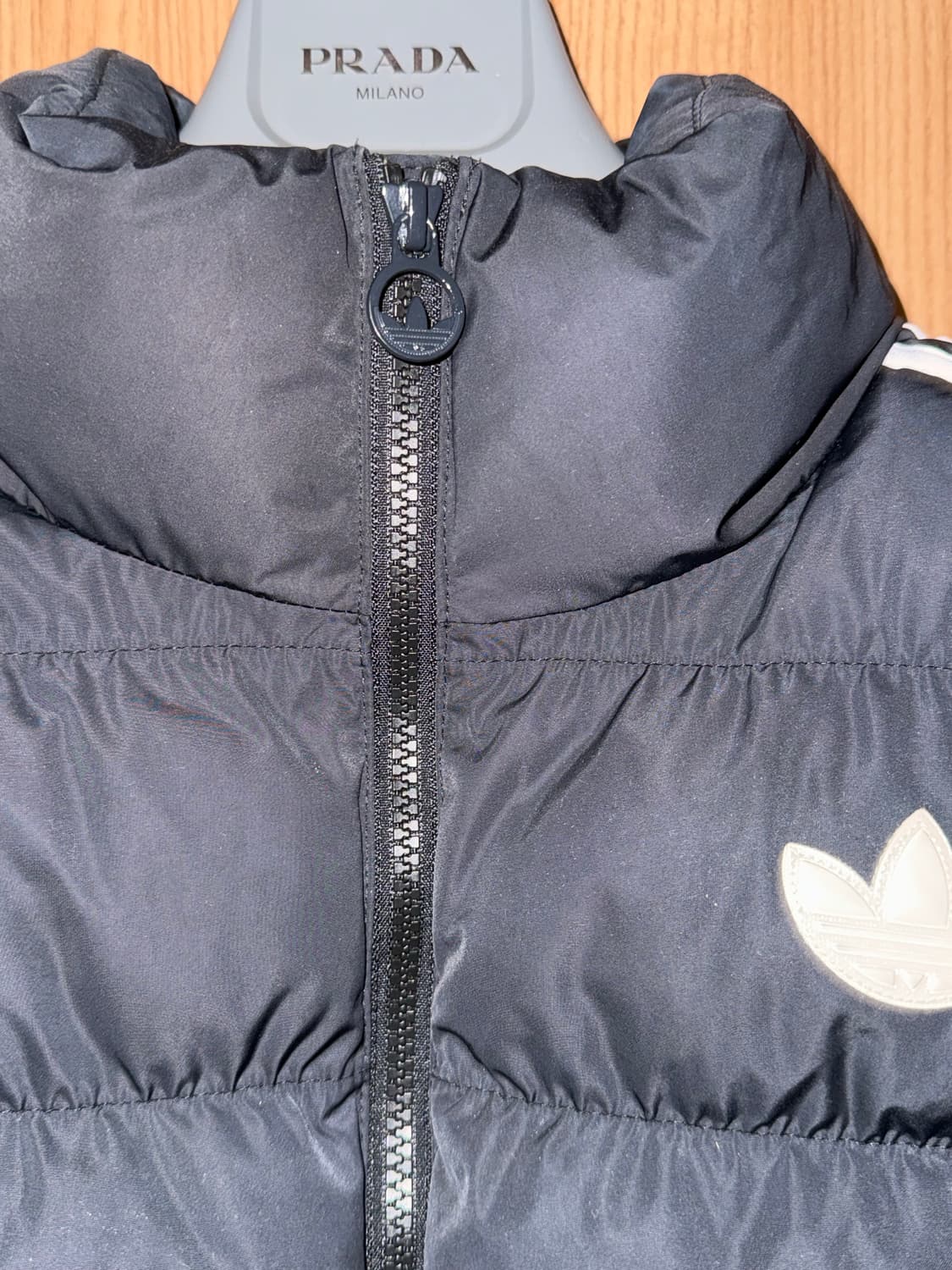 아디다스 디 쇼츠 푸퍼 블랙 크롭 패딩  상품이미지3