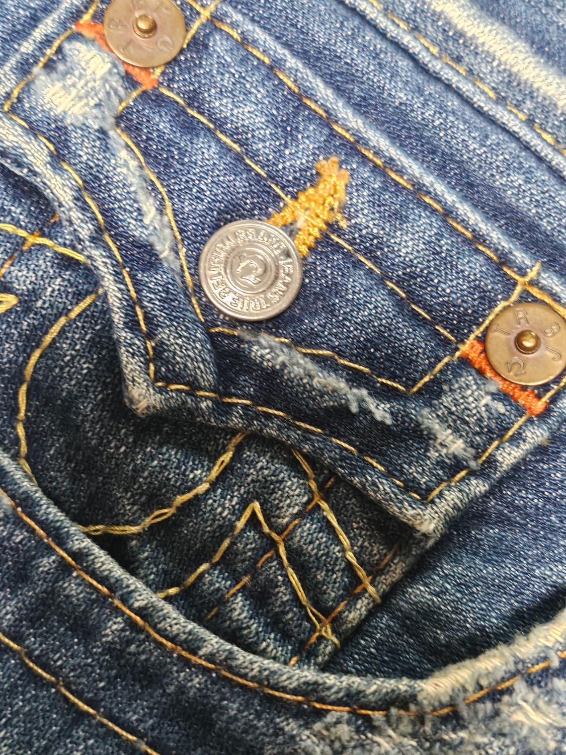 트루 릴리젼 조이 부츠컷 여성 데님팬츠 28-29 상품이미지4