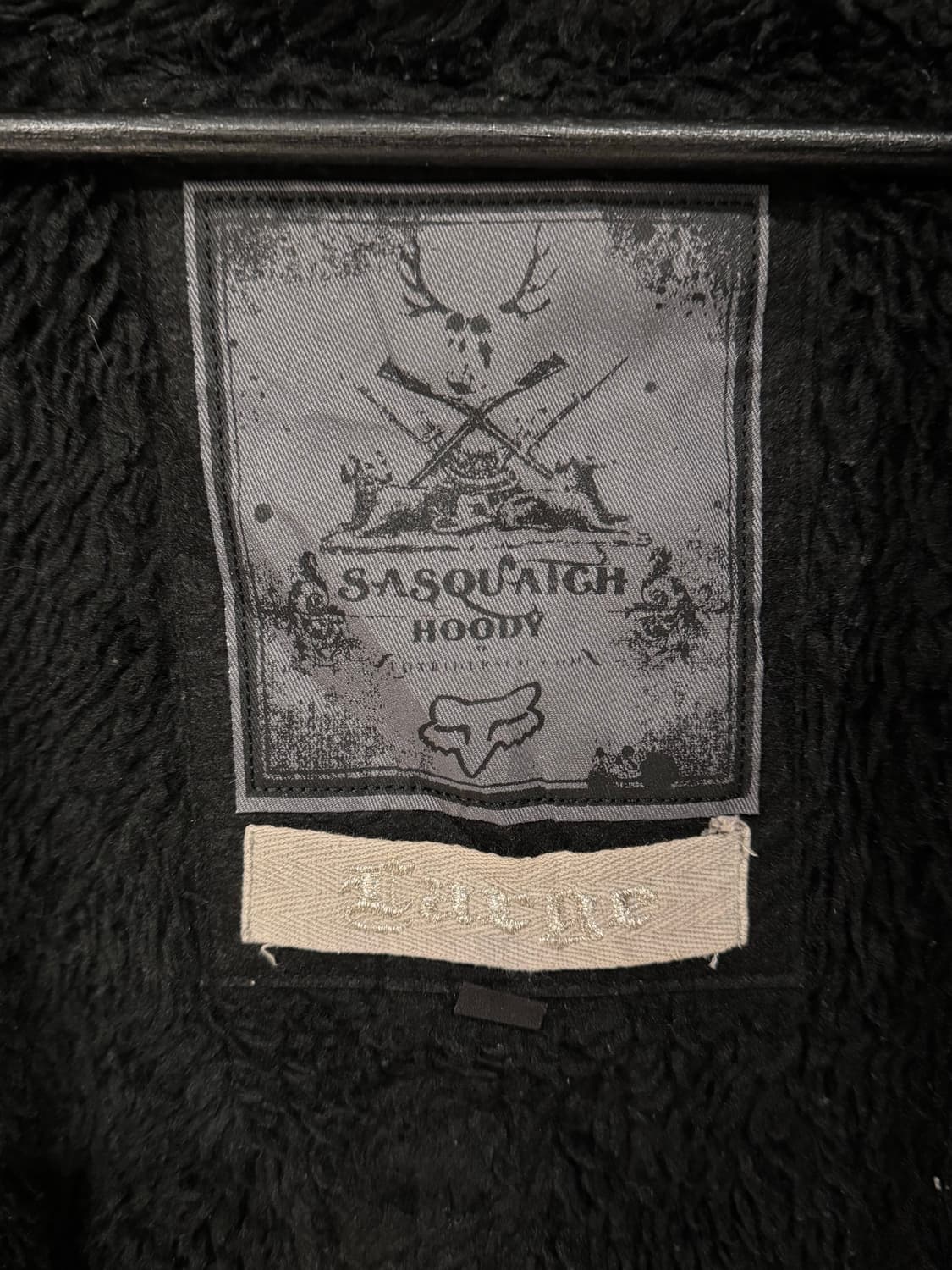 폭스레이싱 사스콰치 레터링 후드집업  상품이미지5