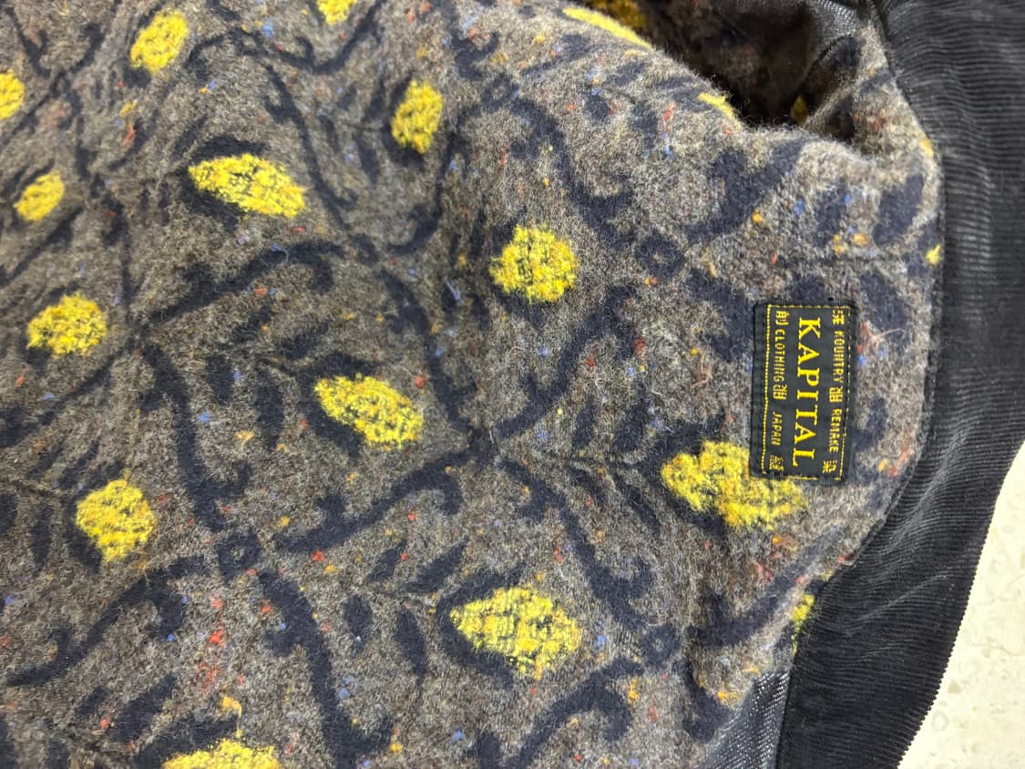 캐피탈 14온즈 데님 티백 드리즐러 자켓 블랙 키나리 4사이즈 상품이미지5