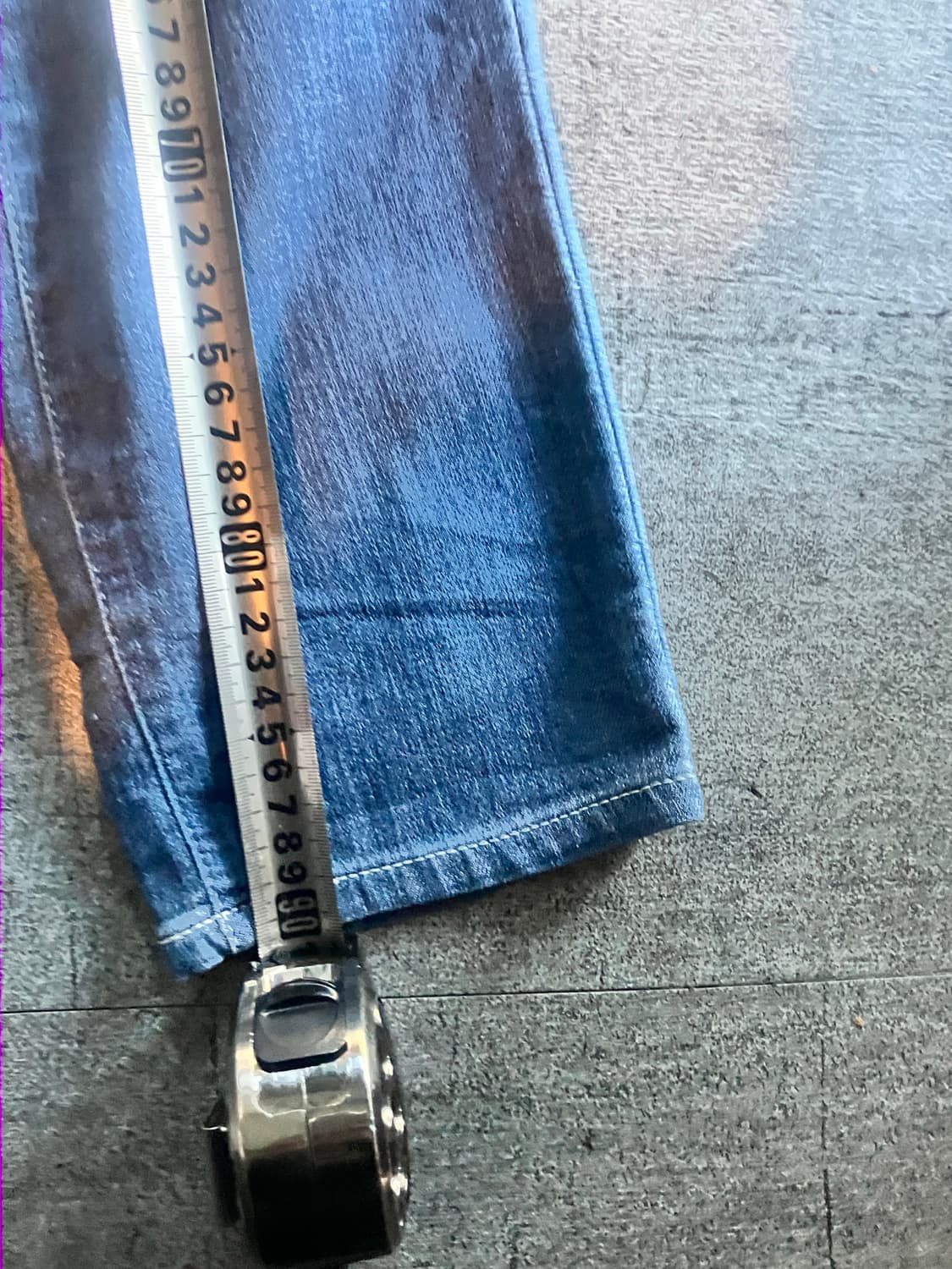 일본빈티지 에드원 그라데이션 데님팬츠 상품이미지5